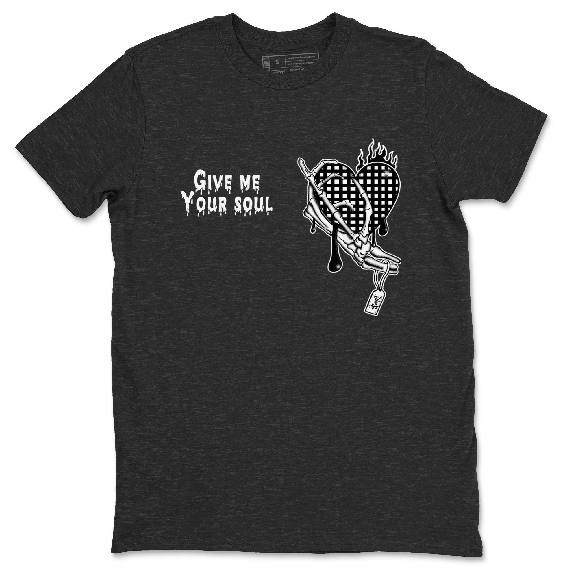 Give Me Your Soul snkmatch Tees - Air Jordan 4 White Thunder