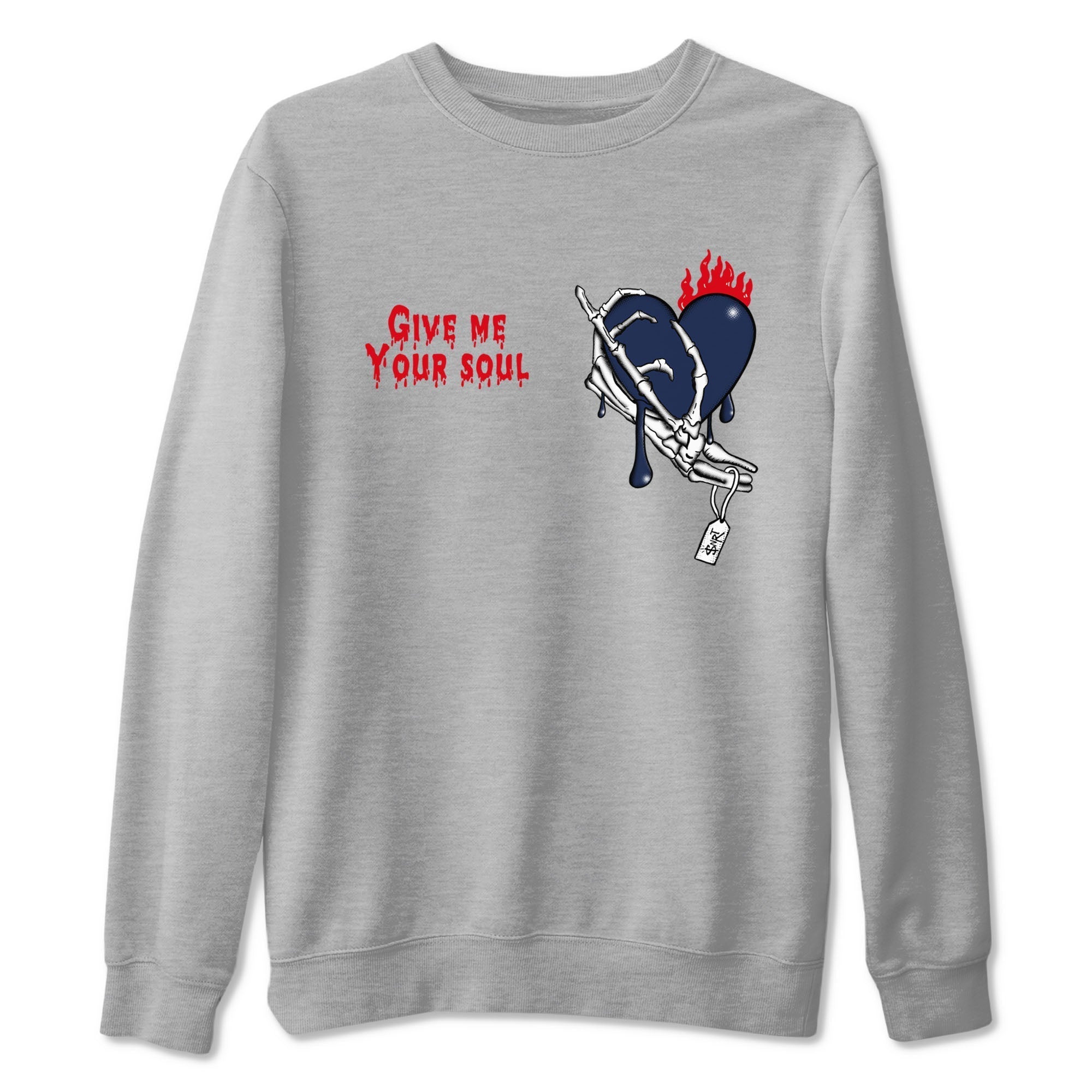 Give Me Your Soul snkmatch Tees - Air Jordan 6 White And Midnight Navy