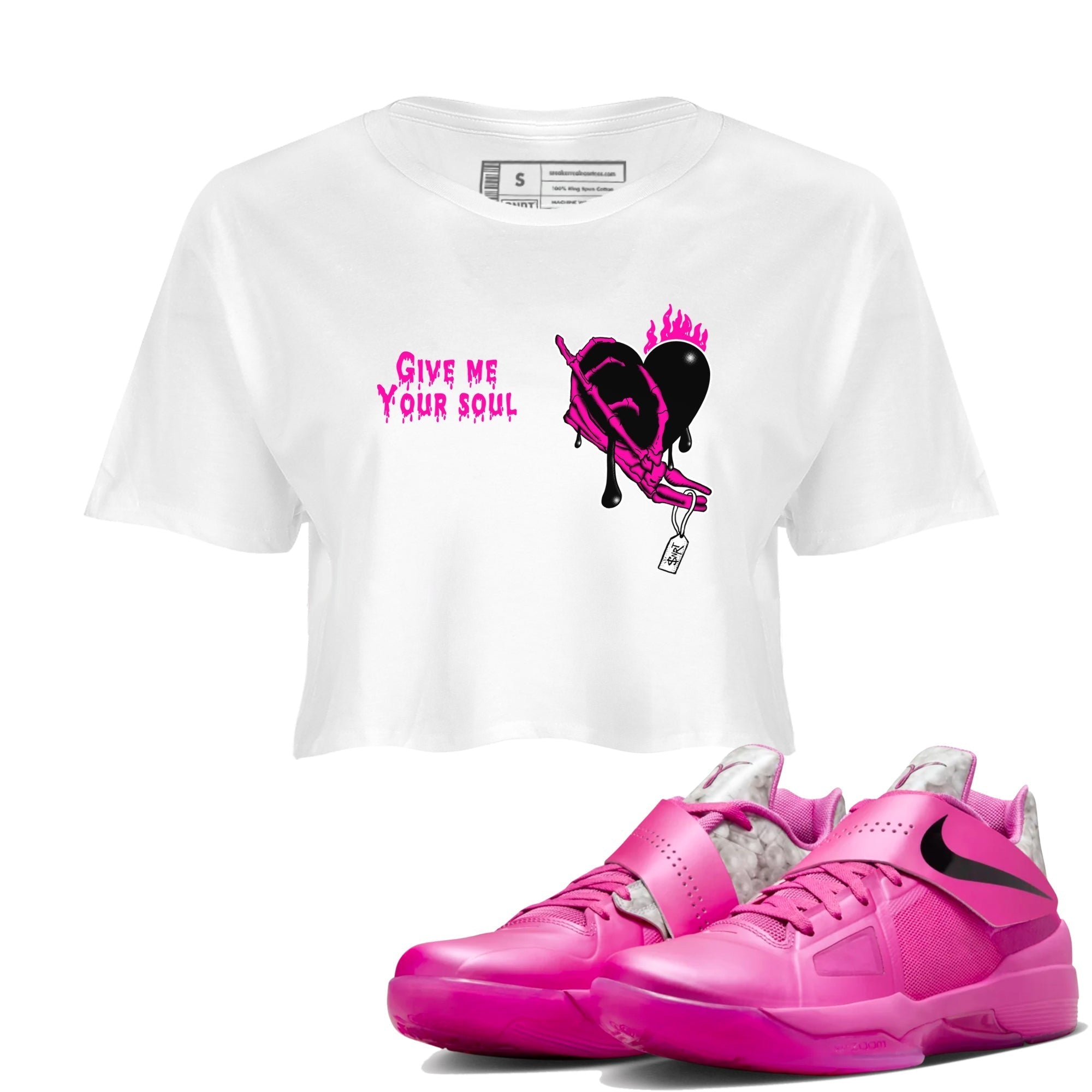 Give Me Your Soul snkmatch Women's Top - Nike KD 4 Aunt Pearl