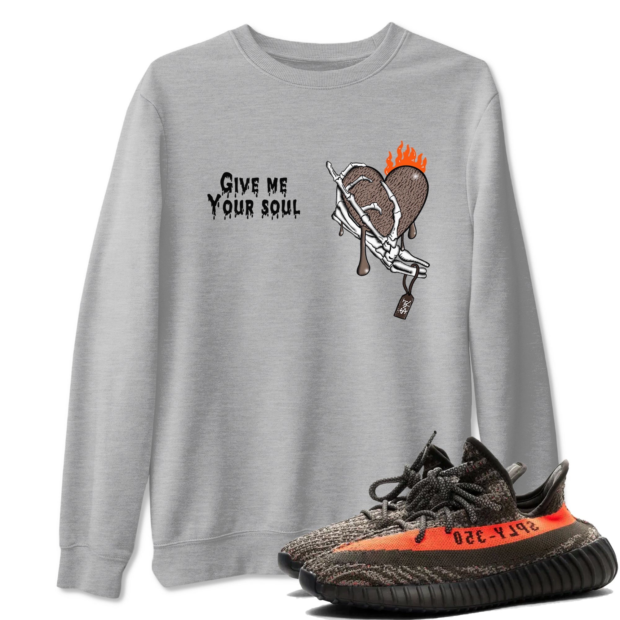 Give Me Your Soul snkmatch Tees - Yeezy 350 Carbon Beluga