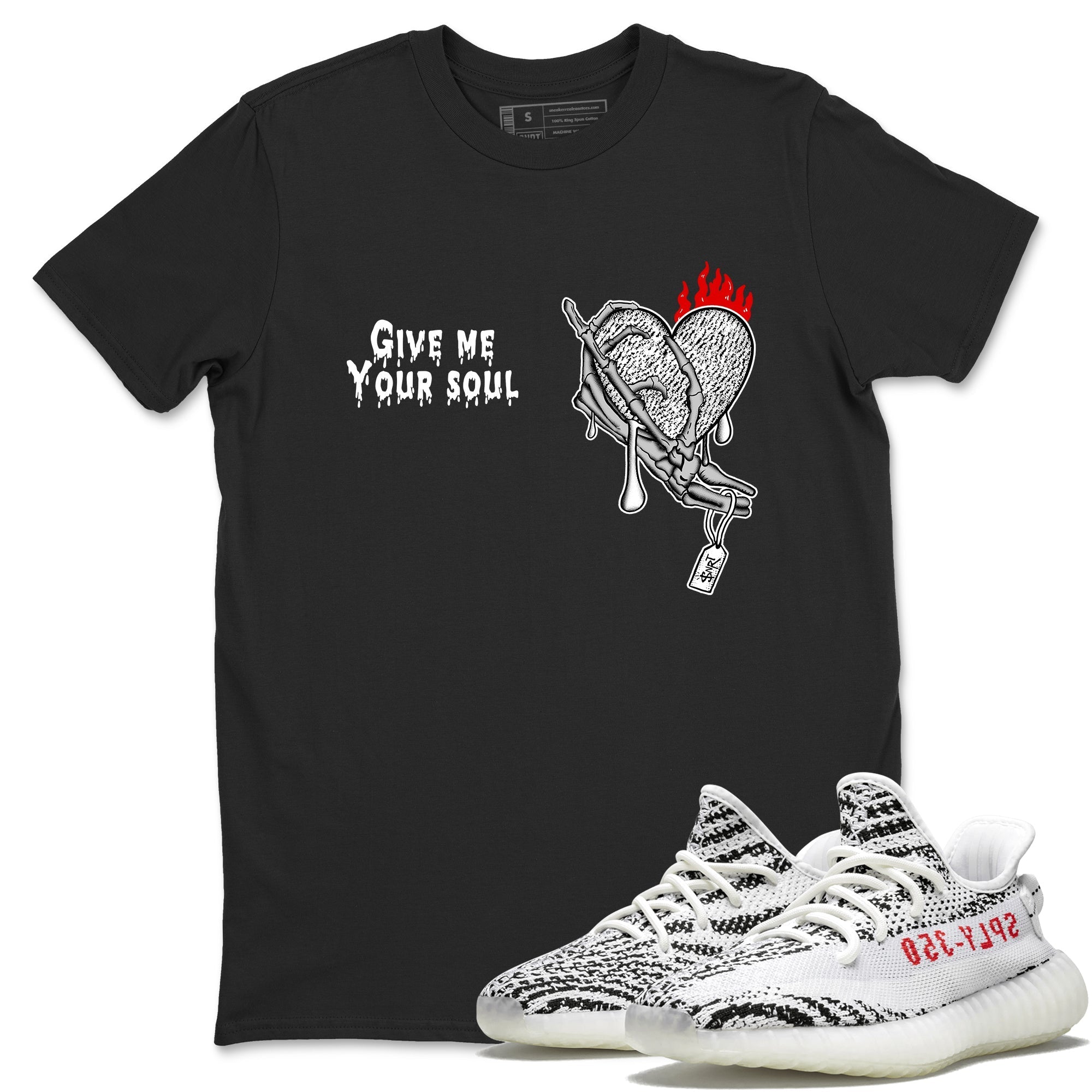 Give Me Your Soul snkmatch Tees - Yeezy 350 Zebra