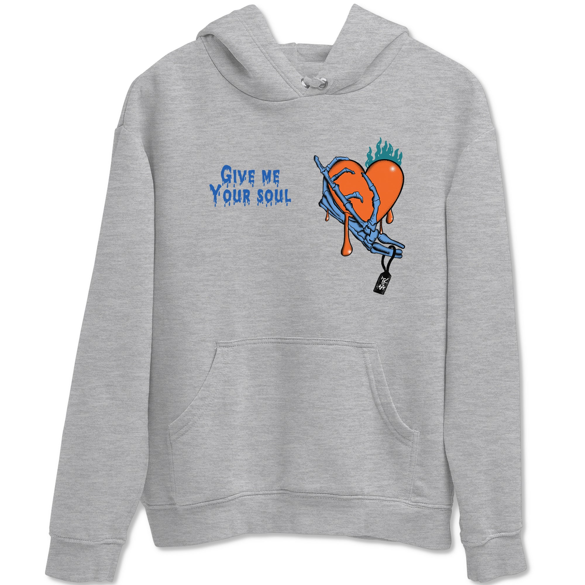 Give Me Your Soul snkmatch Tees - Yeezy 700 Bright Blue