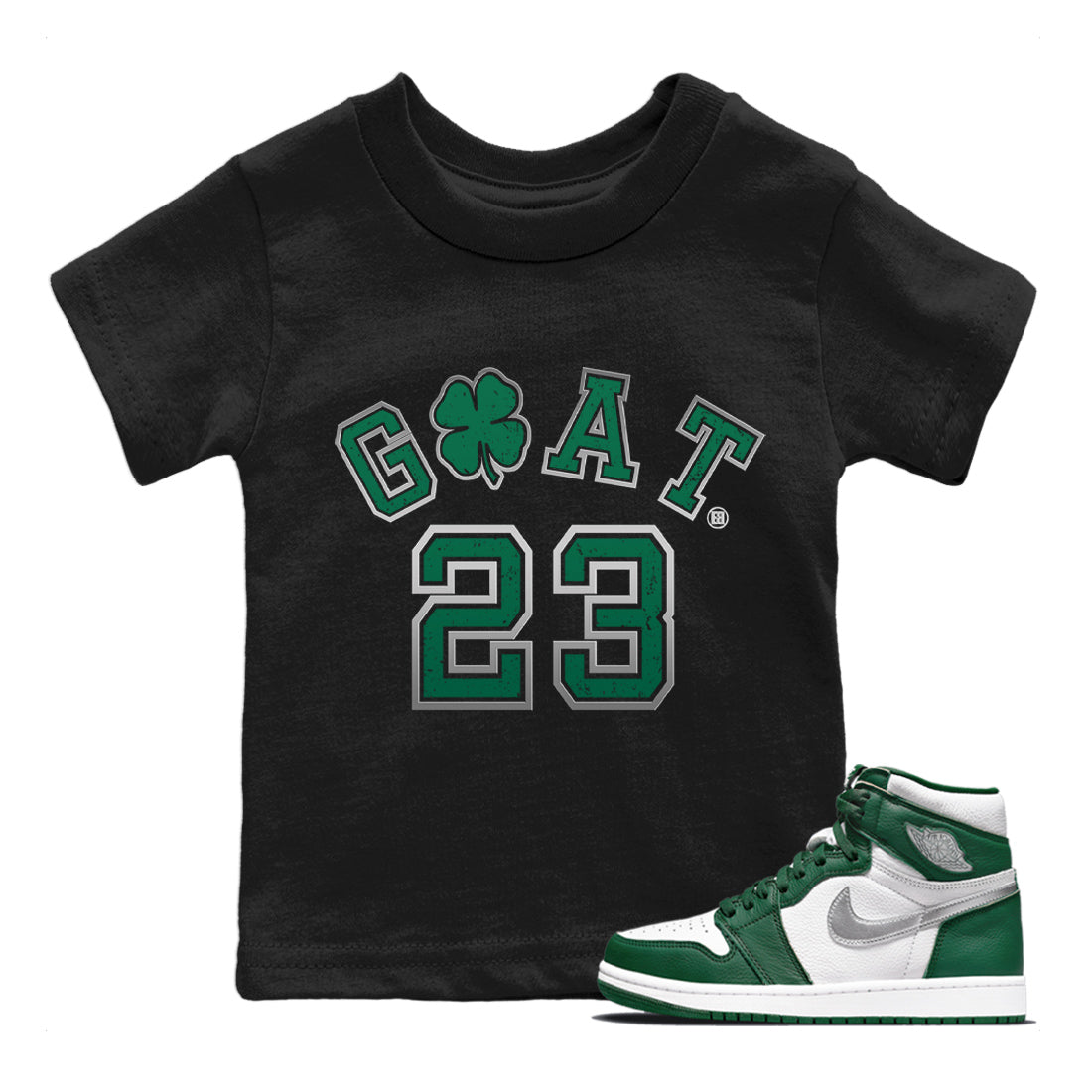 Goat 23 Kids Tops - Air Jordan 1 Gorge Green