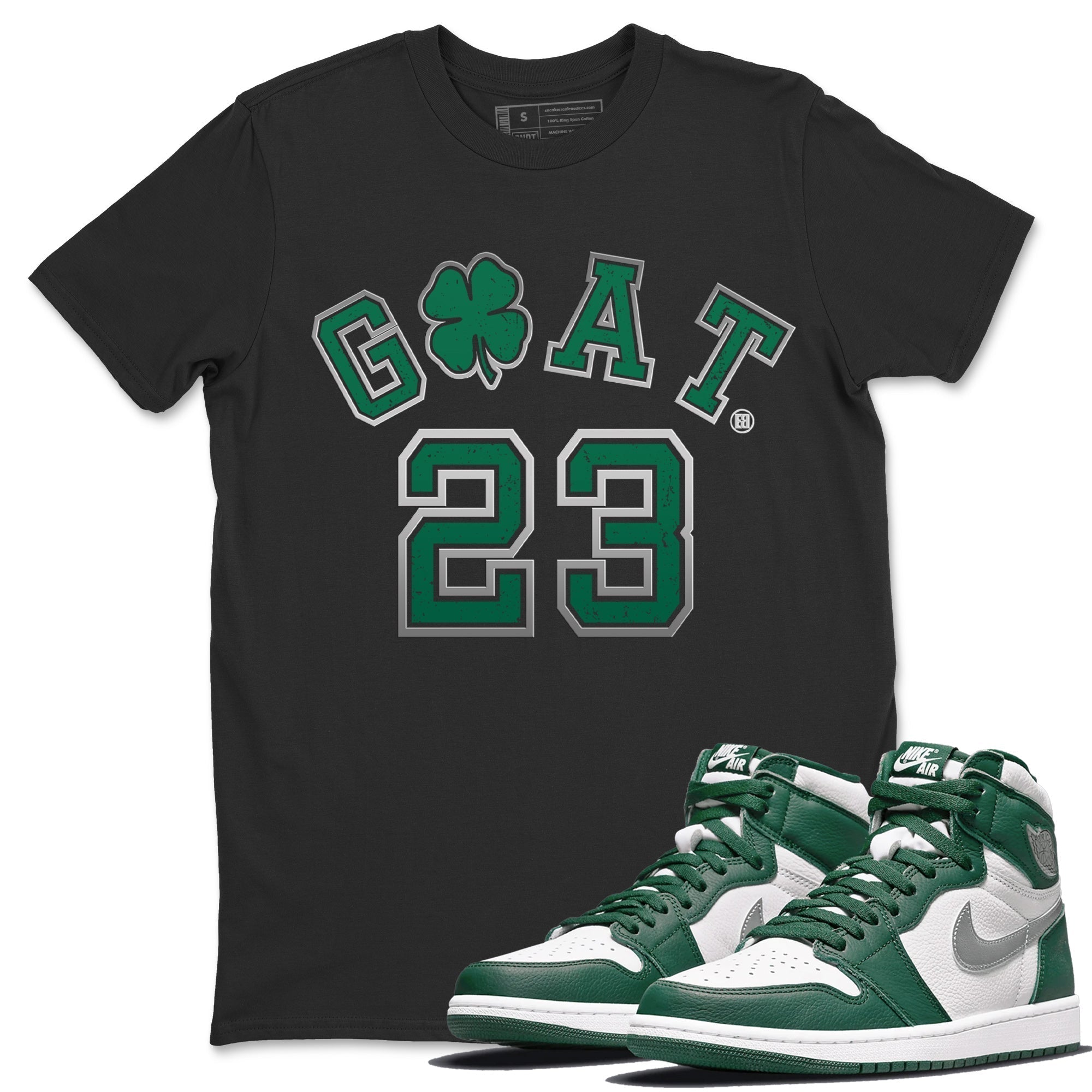 Goat 23 Unisex Tops - Air Jordan 1 Gorge Green