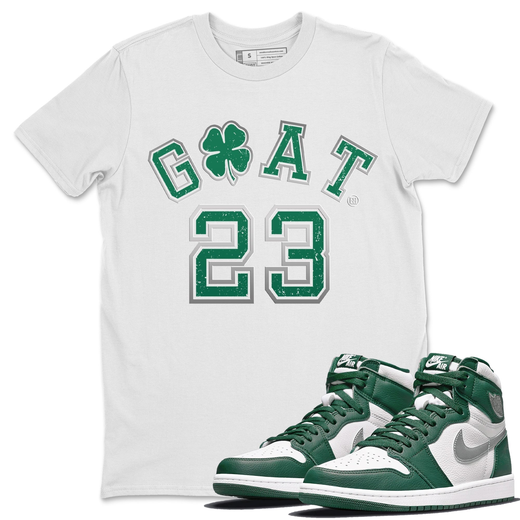 Goat 23 Unisex Tops - Air Jordan 1 Gorge Green