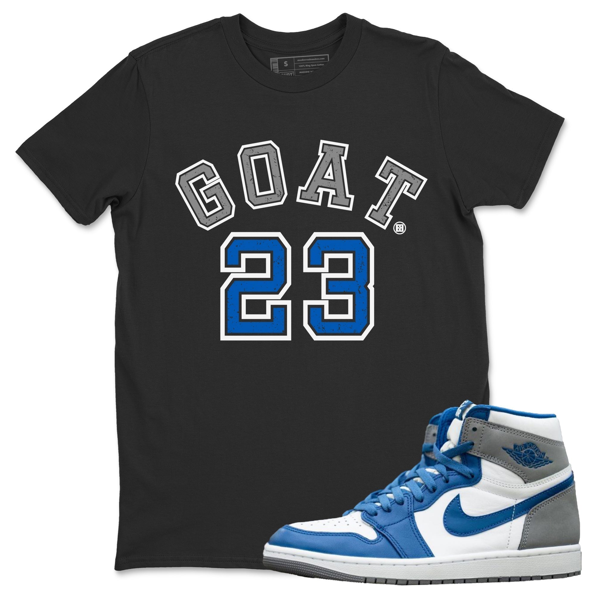 Goat 23 Unisex Tops - Air Jordan 1 True Blue