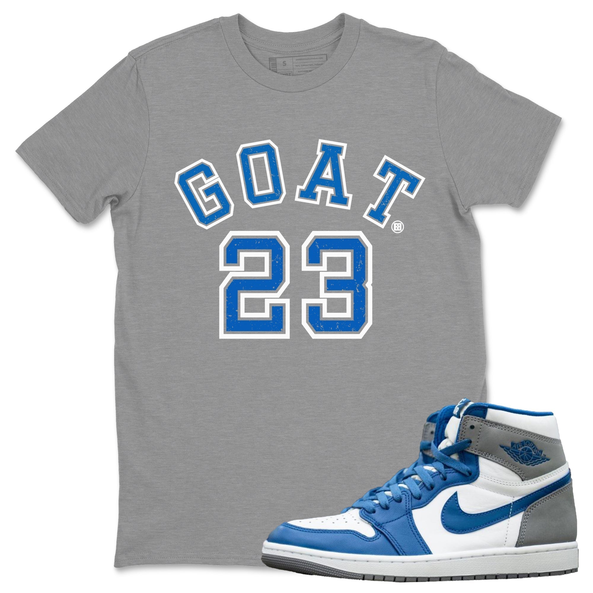 Goat 23 Unisex Tops - Air Jordan 1 True Blue