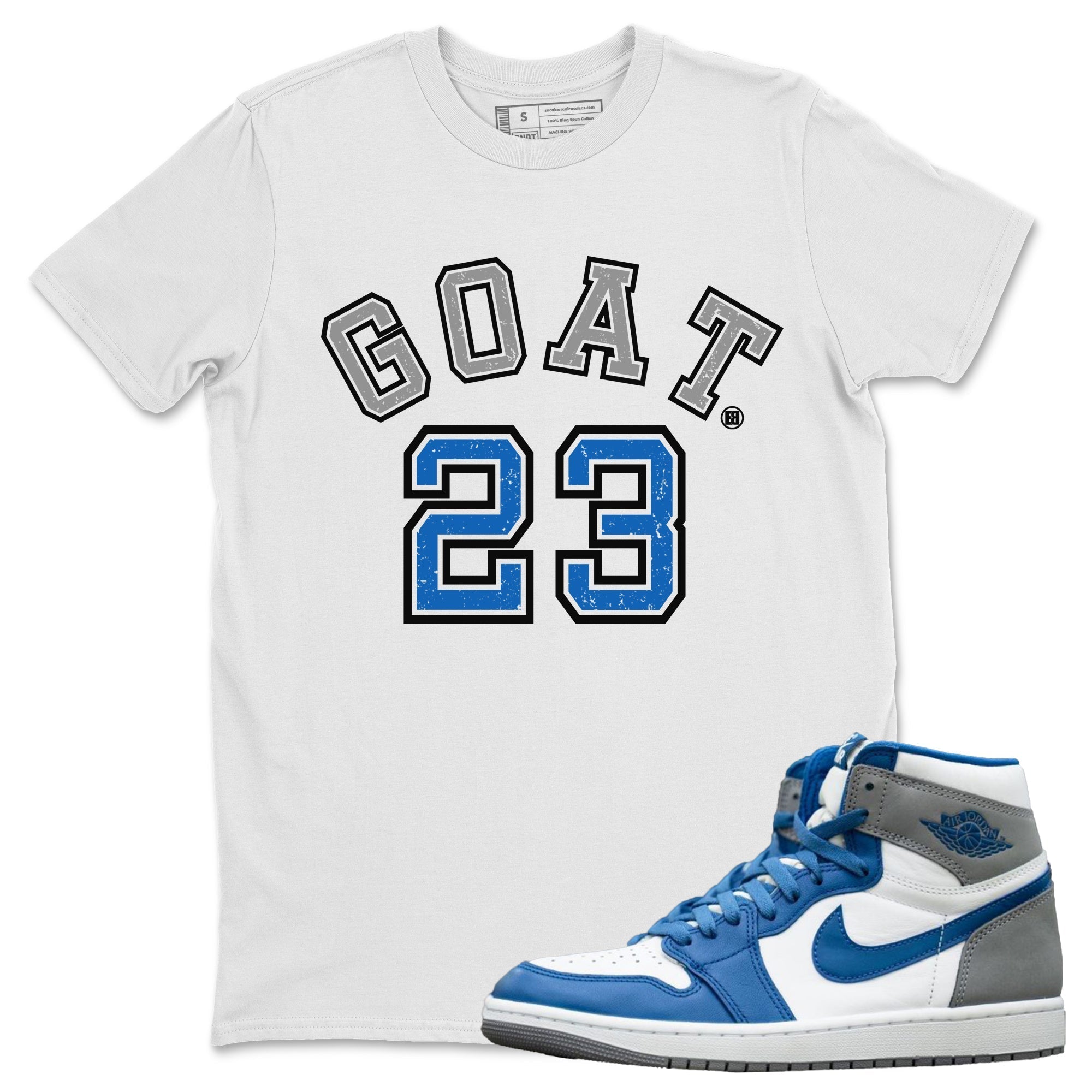 Goat 23 Unisex Tops - Air Jordan 1 True Blue