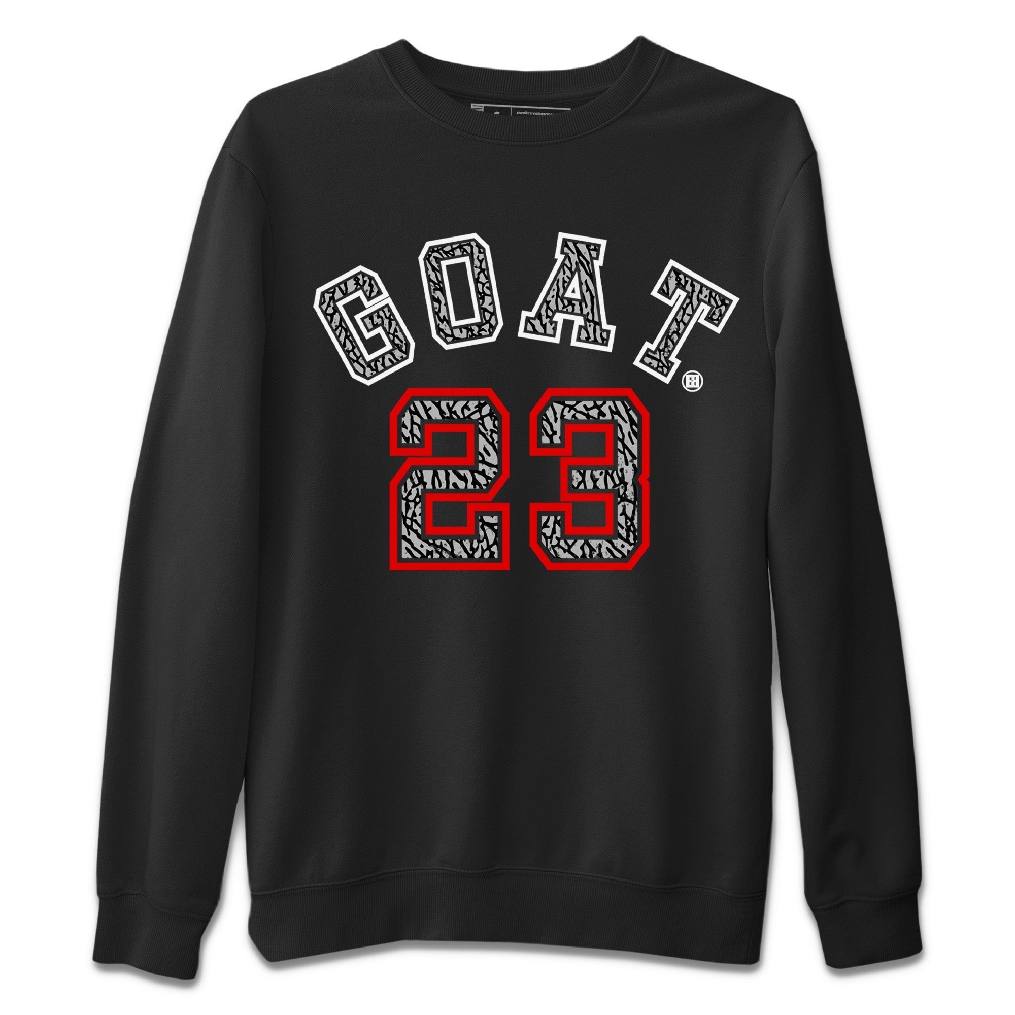 Goat 23 Unisex Tops - Air Jordan 3 White Cement