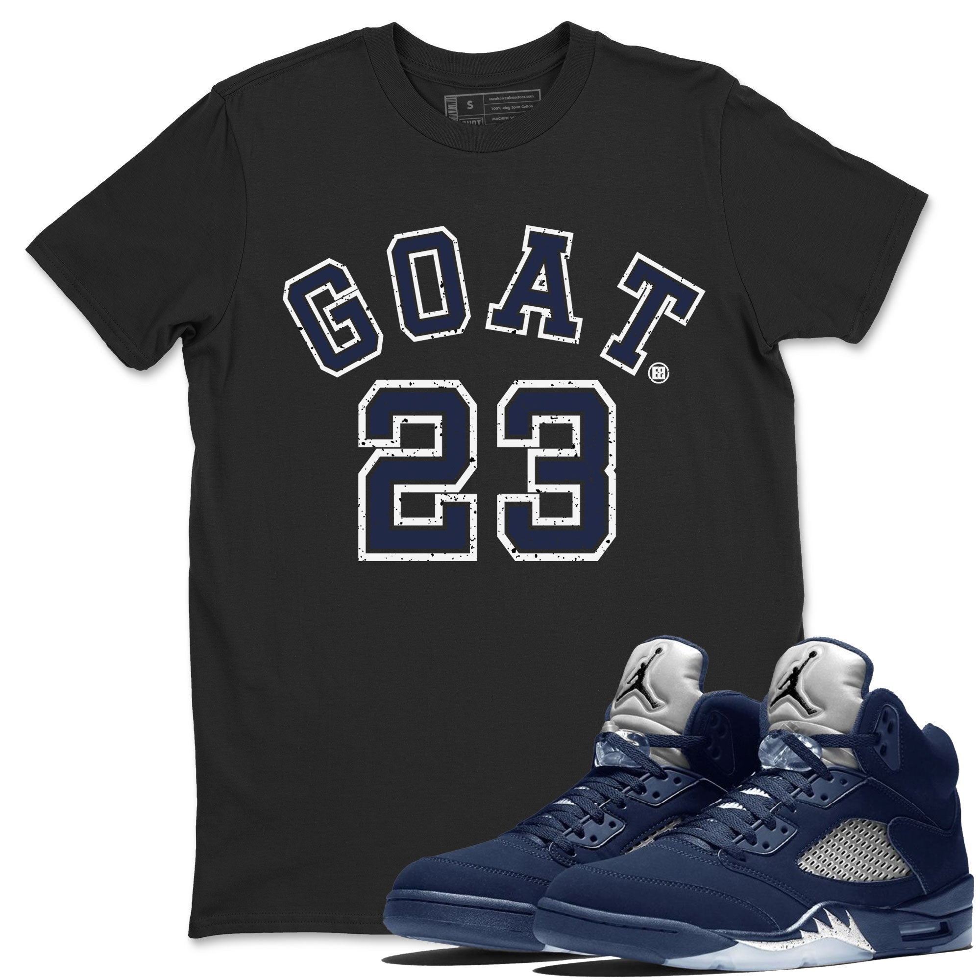 Goat 23 Unisex Tops - Air Jordan 5 Georgetown