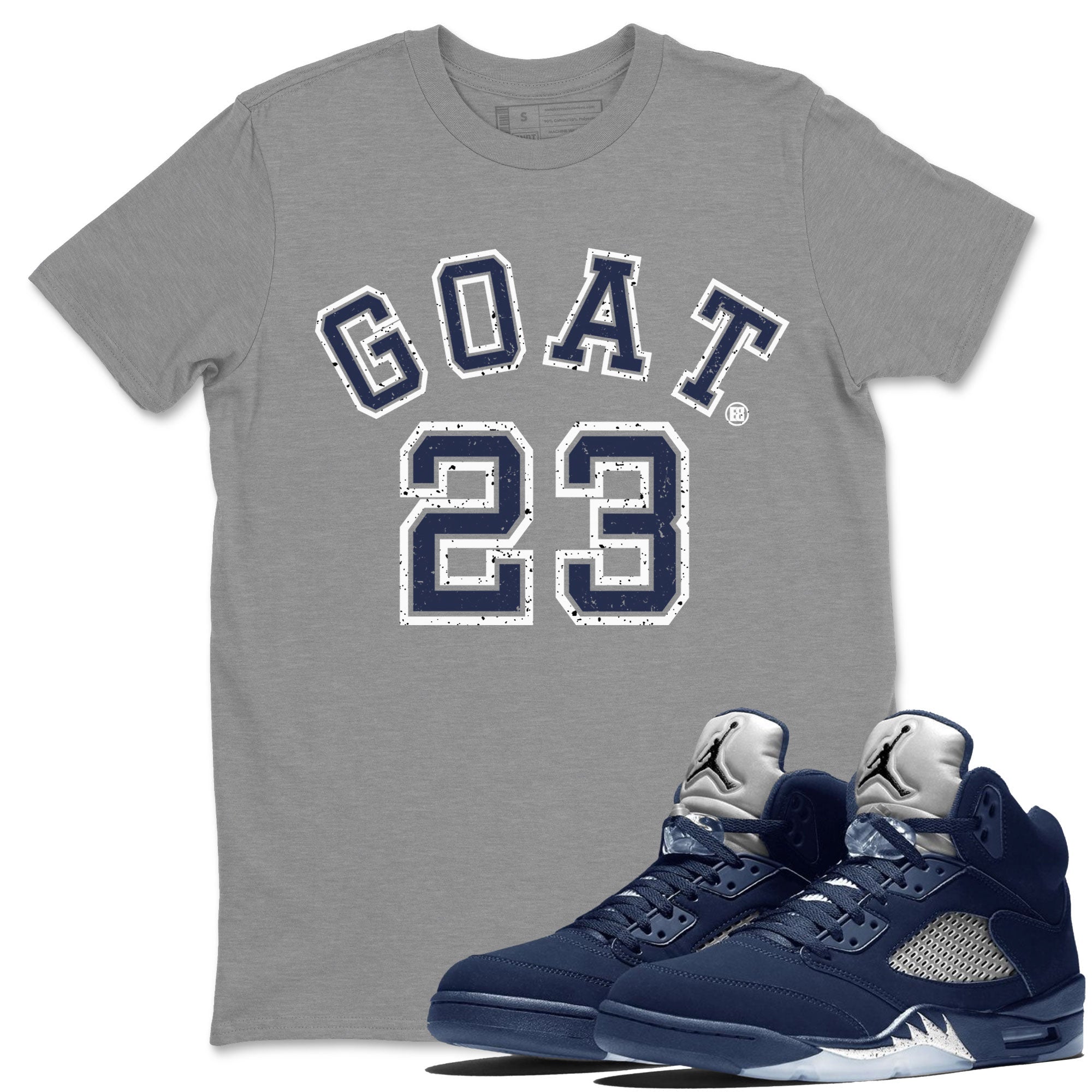 Goat 23 Unisex Tops - Air Jordan 5 Georgetown