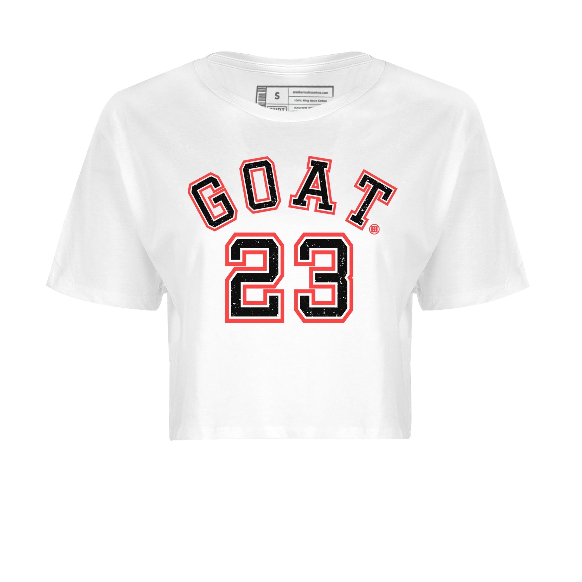 Goat 23 Women's Tops - Air Jordan 7 White Infrared