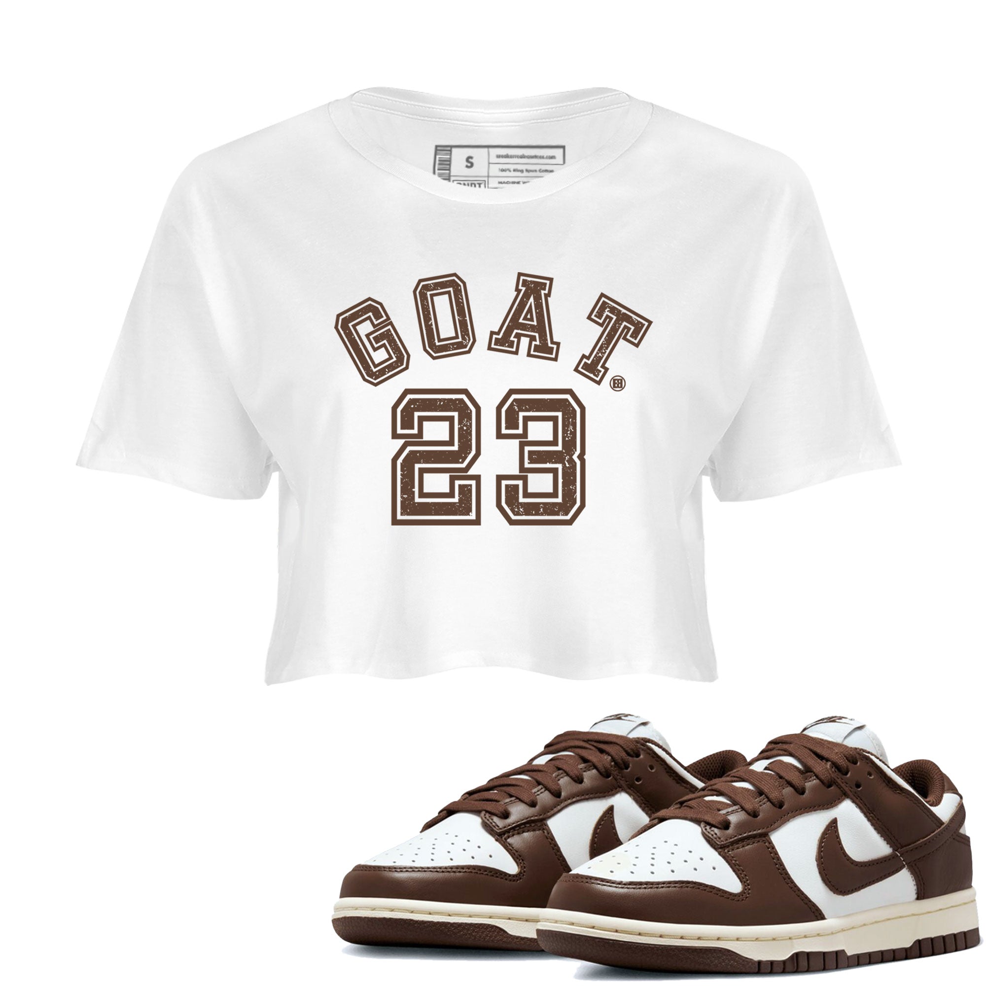 Goat 23 snkmatch Women's Top - Dunk Cacao Wow
