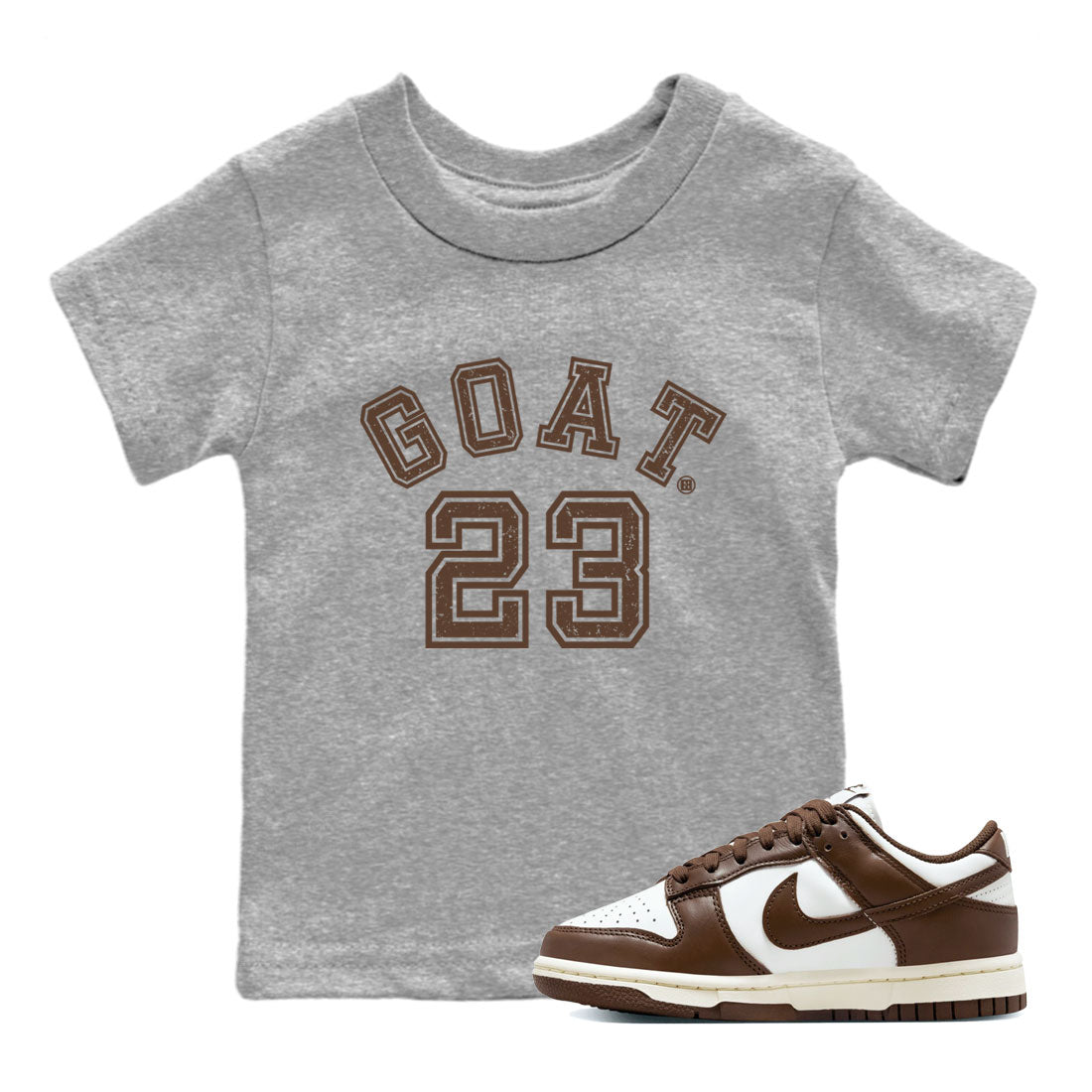 Goat 23 snkmatch Tee Kids - Dunk Cacao Wow