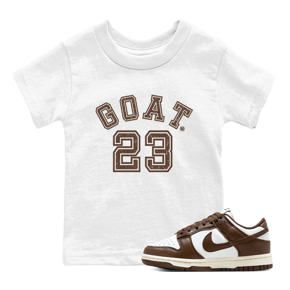 Goat 23 snkmatch Tee Kids - Dunk Cacao Wow