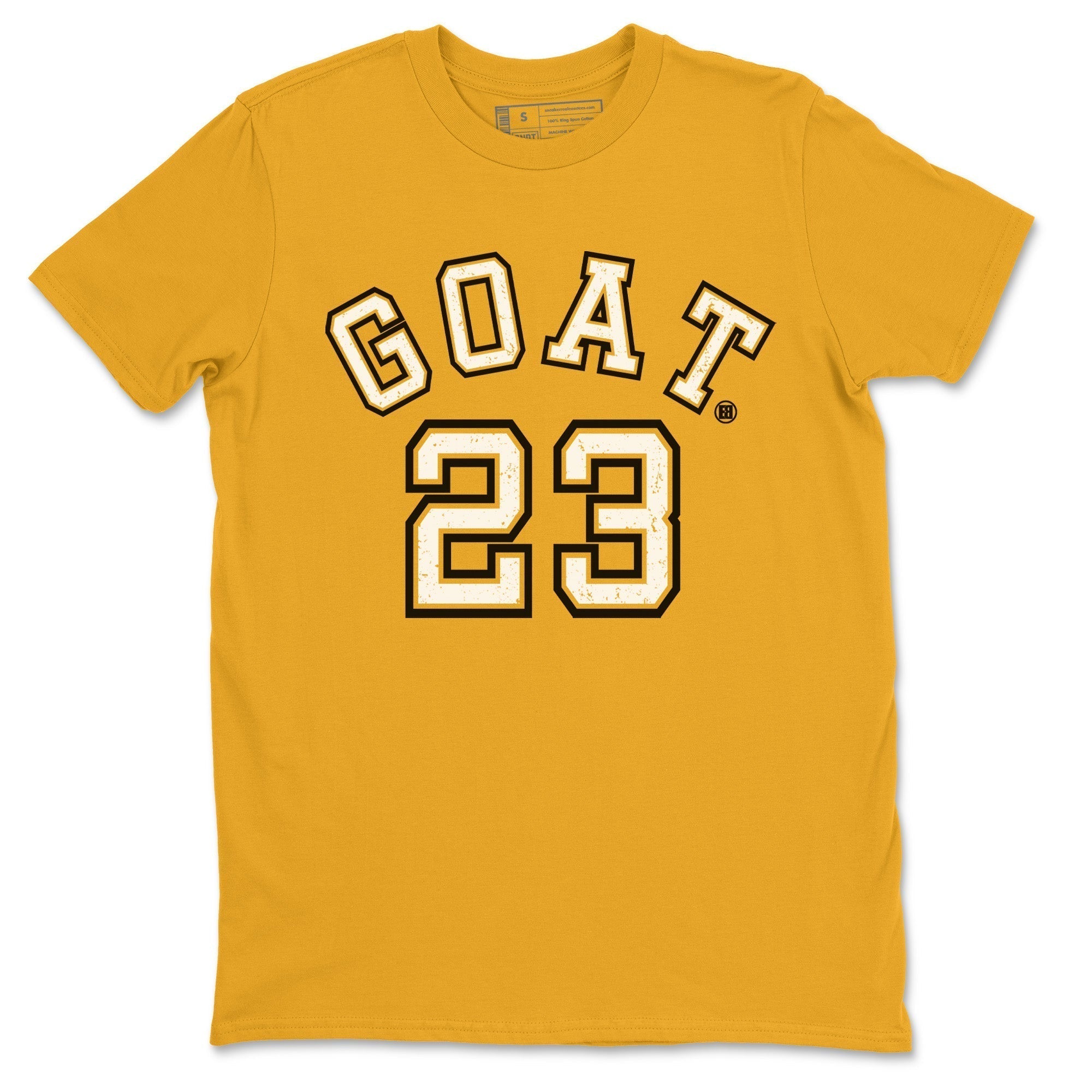 Goat 23 Unisex Tops - Air Jordan 1 Yellow Toe