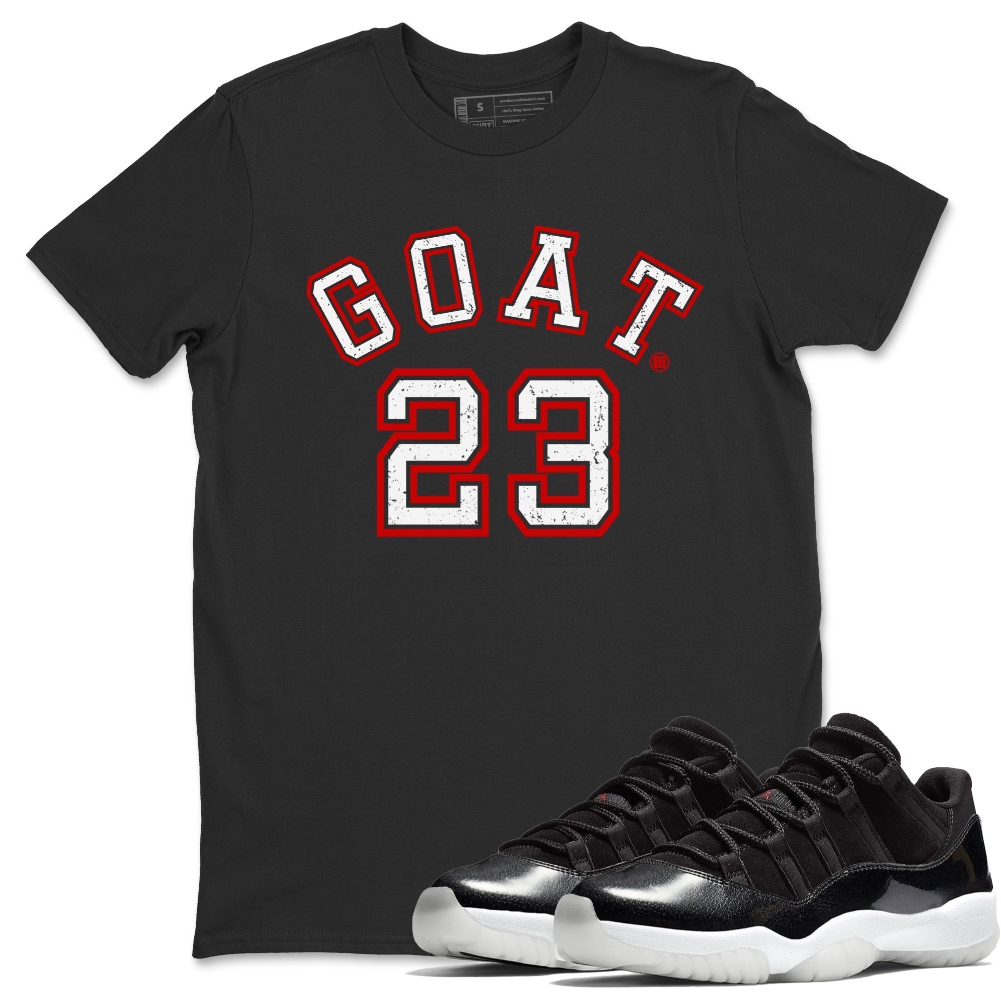 Goat 23 Unisex Tops - Air Jordan 11 72-10