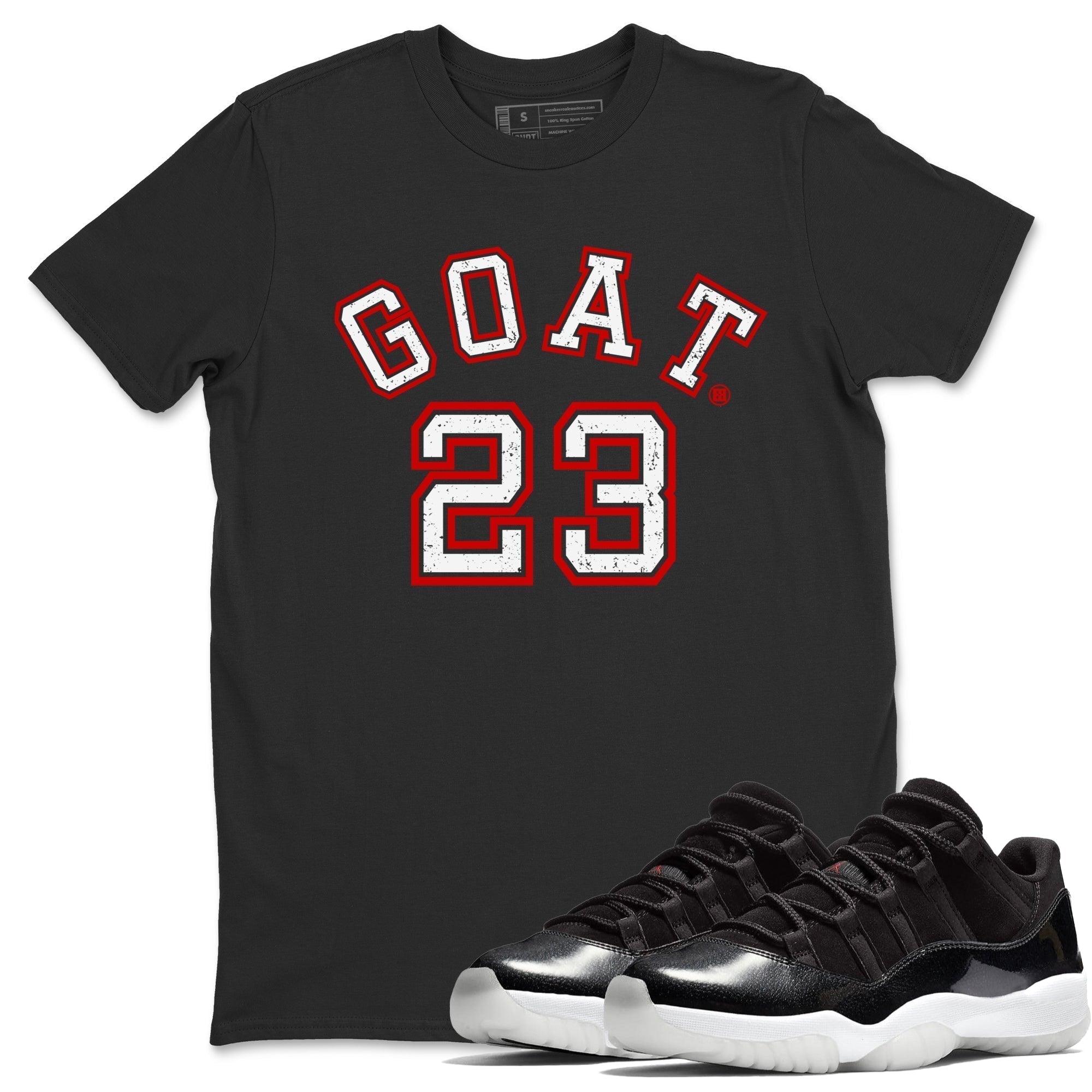 Goat 23 Unisex Tops - Air Jordan 11 72-10