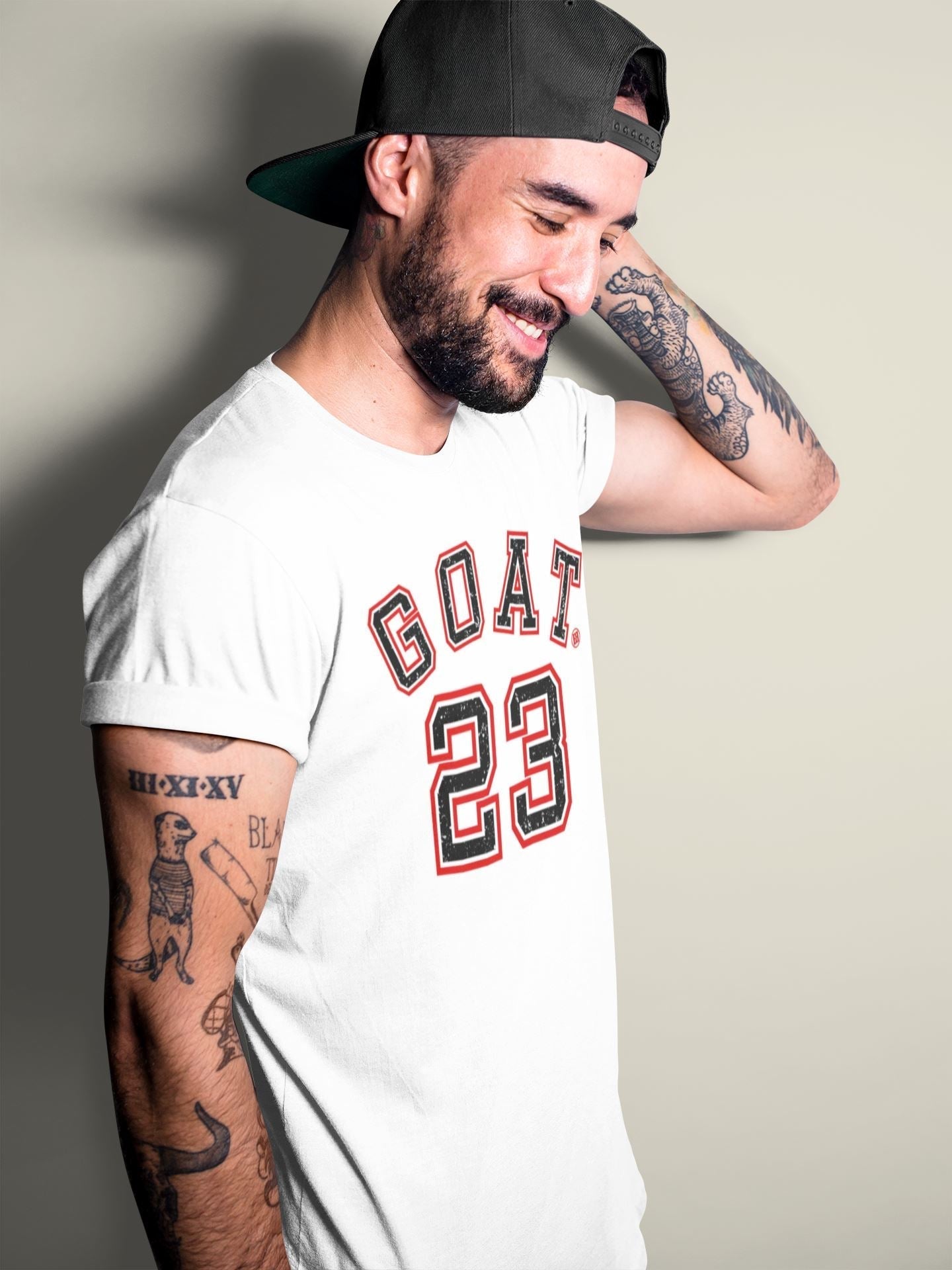 Goat 23 Unisex Tops - Air Jordan 11 72-10