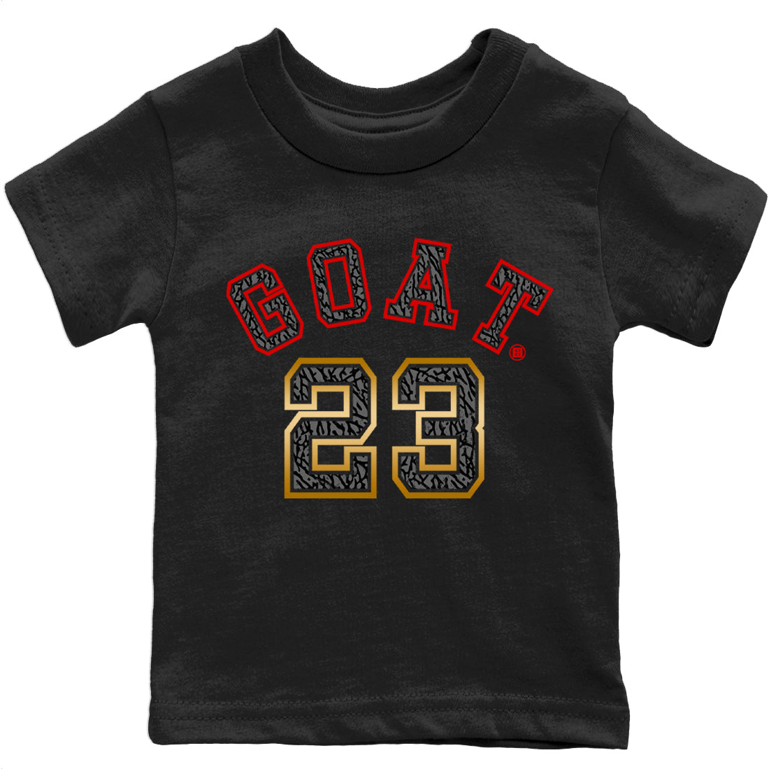 Goat 23 Kids Tops - Air Jordan 3 Black Gold