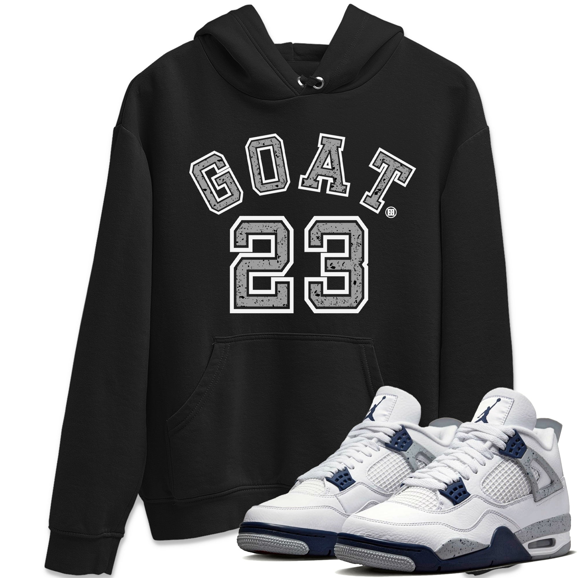 Goat 23 Unisex Tops - Air Jordan 4 Midnight Navy