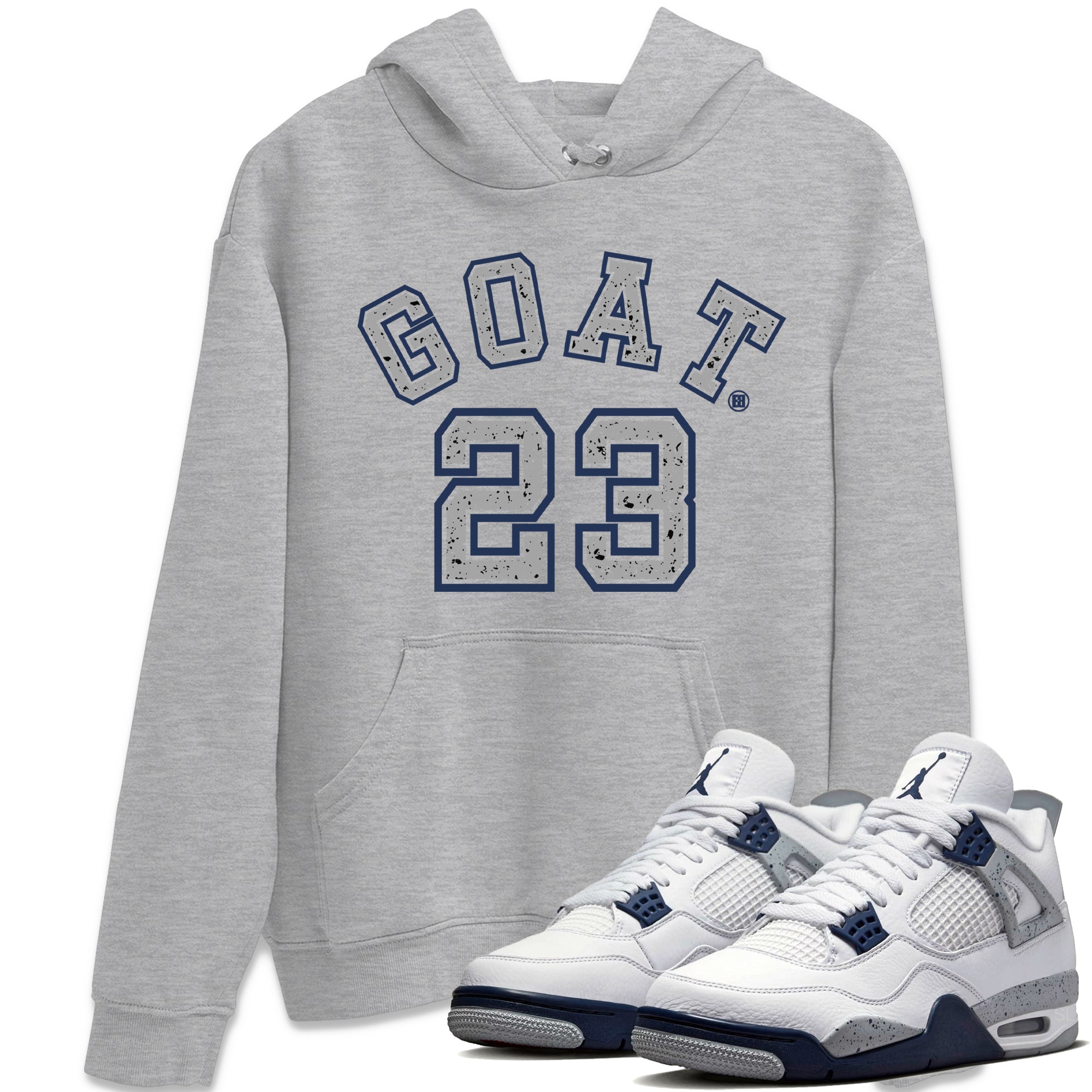 Goat 23 Unisex Tops - Air Jordan 4 Midnight Navy