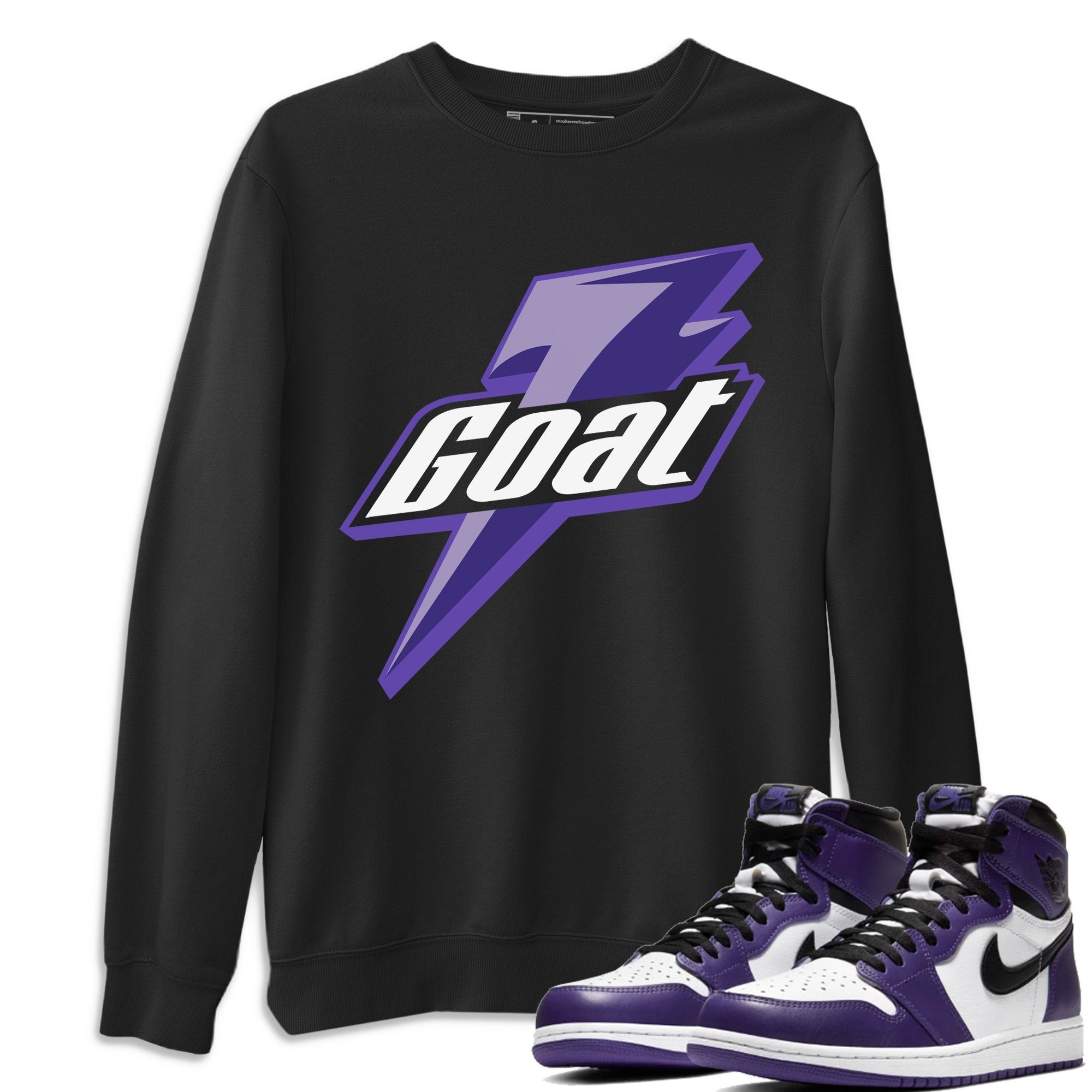 Goat Unisex Tops - Air Jordan 1 Court Purple