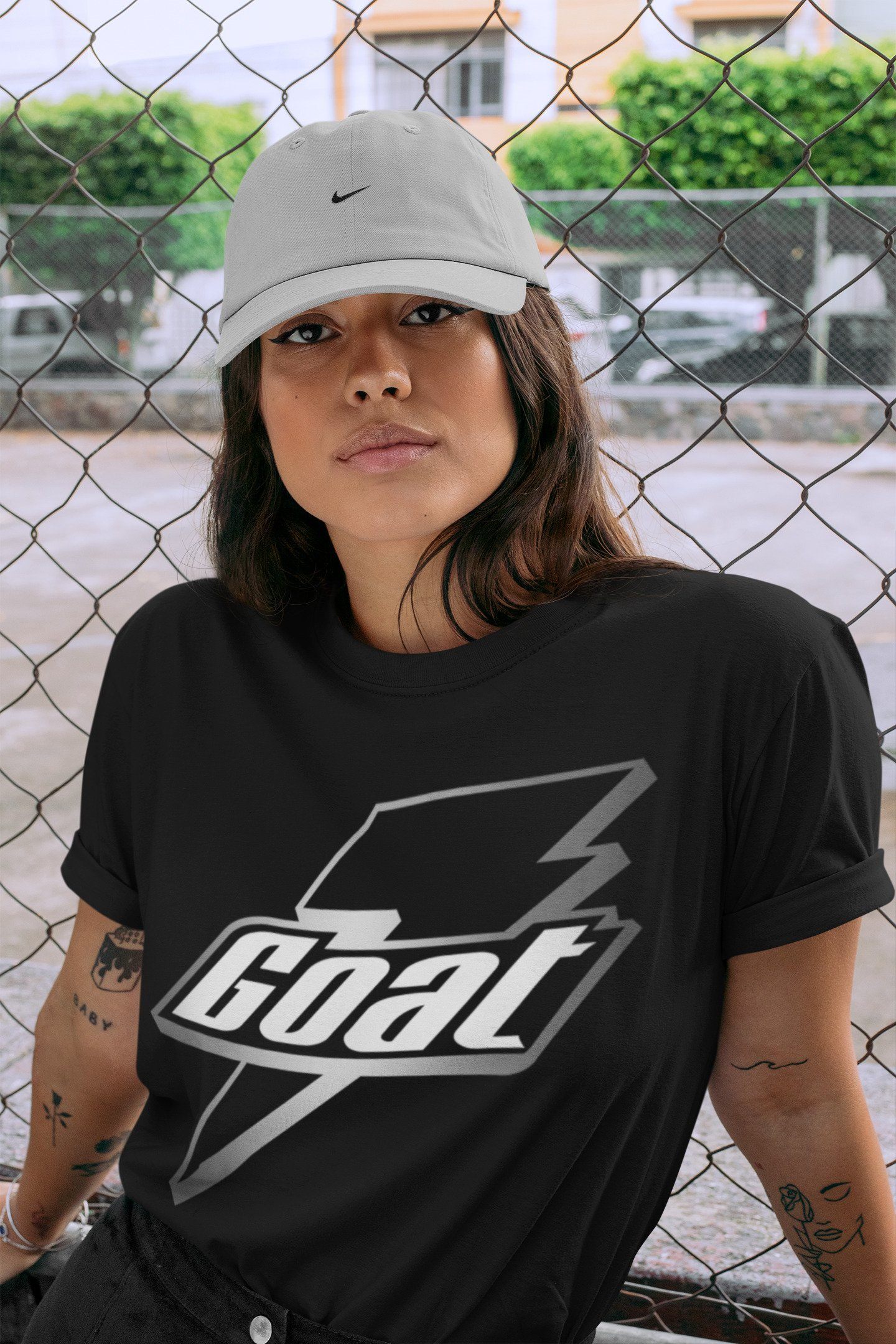 Goat Unisex Tops - Air Jordan 1 Silver Toe