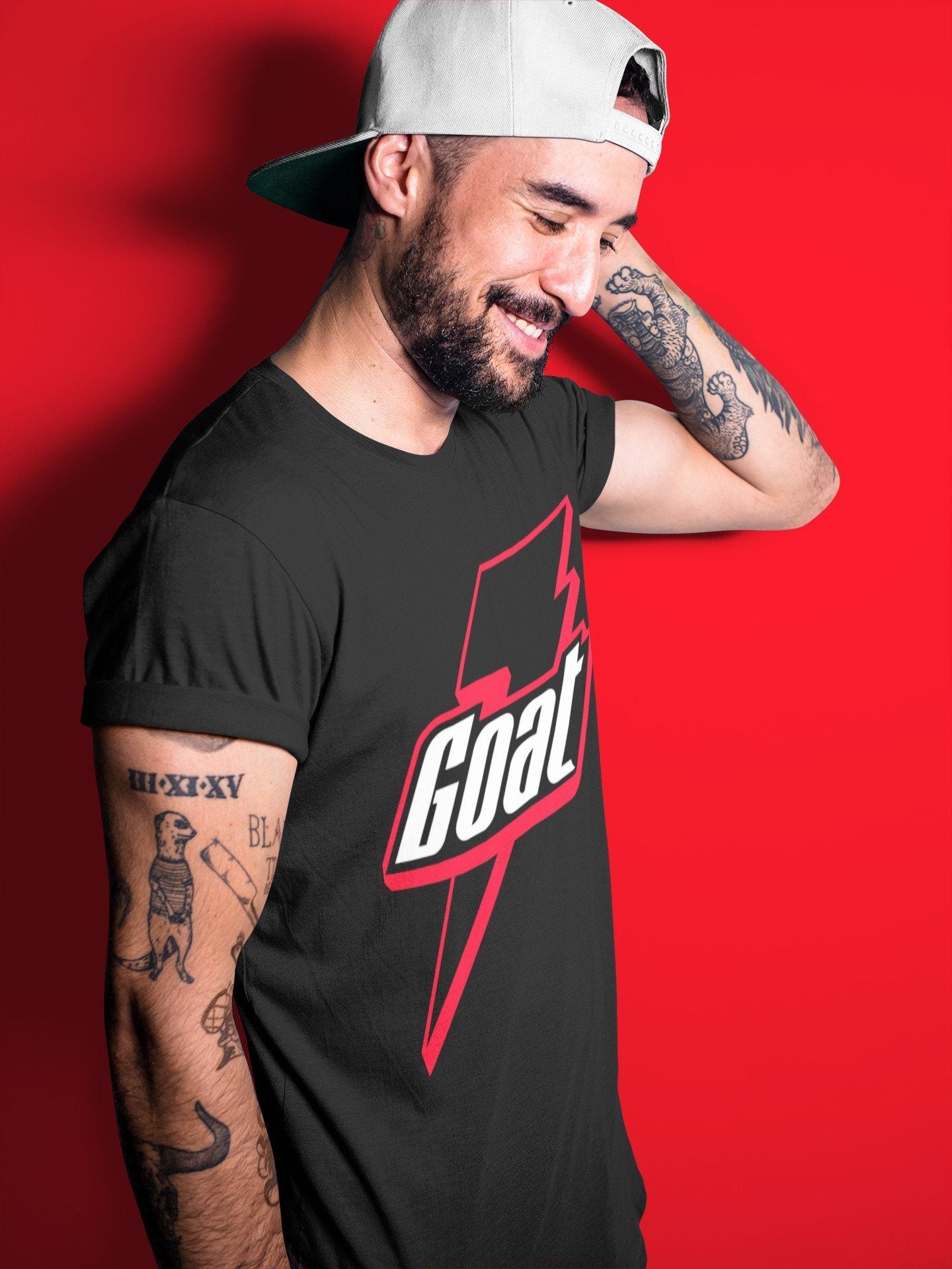 Goat Unisex Tops - Air Jordan 4 Red Thunder