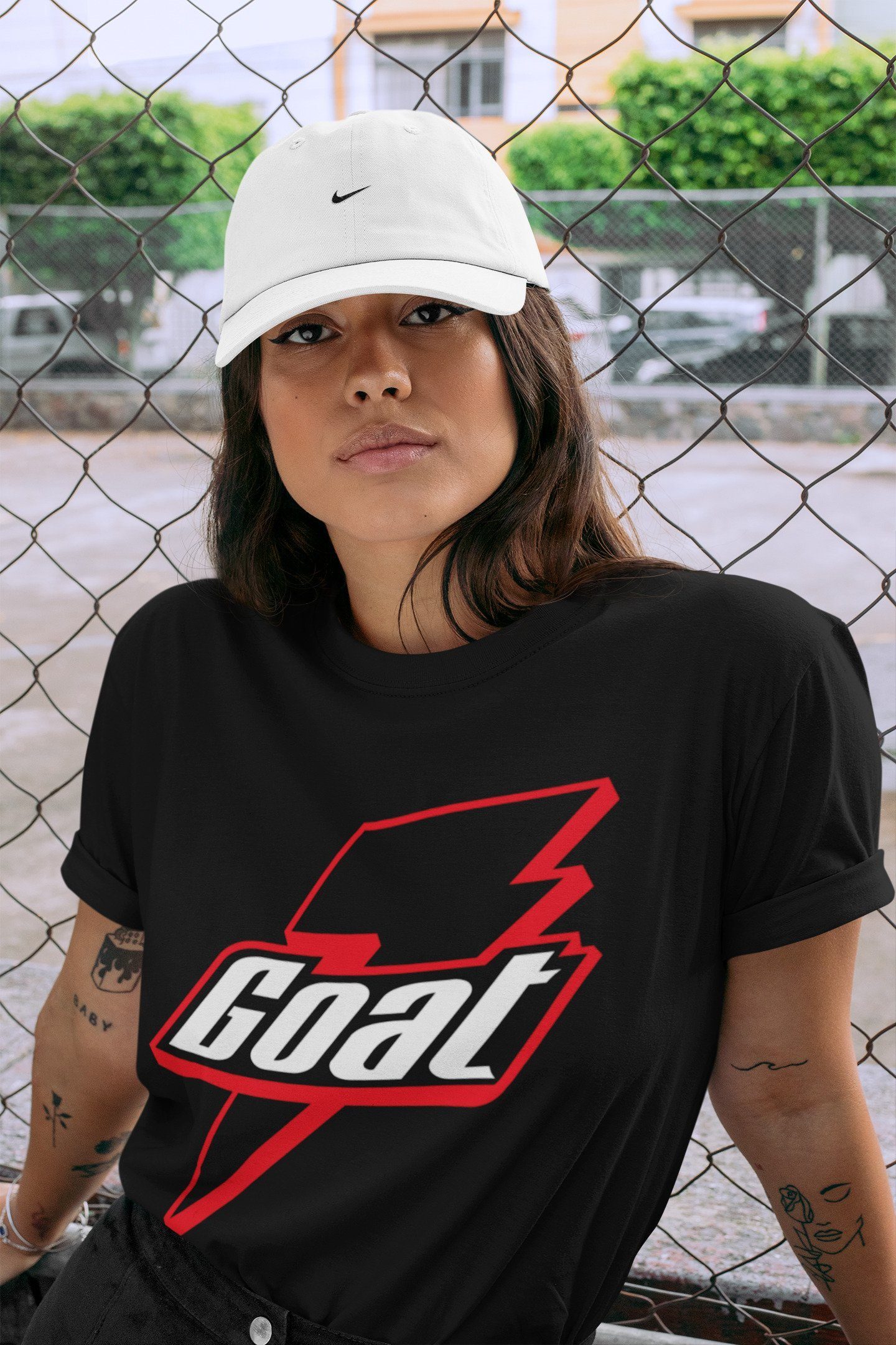Goat Unisex Tops - Air Jordan 4 Red Thunder