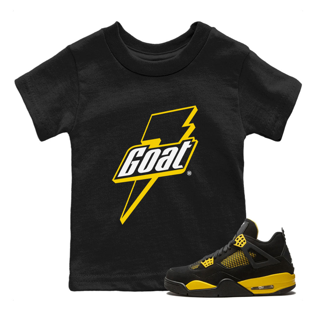 Goat Kids Tops - Air Jordan 4 Thunder