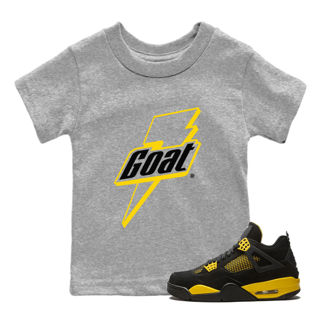 Goat Kids Tops - Air Jordan 4 Thunder