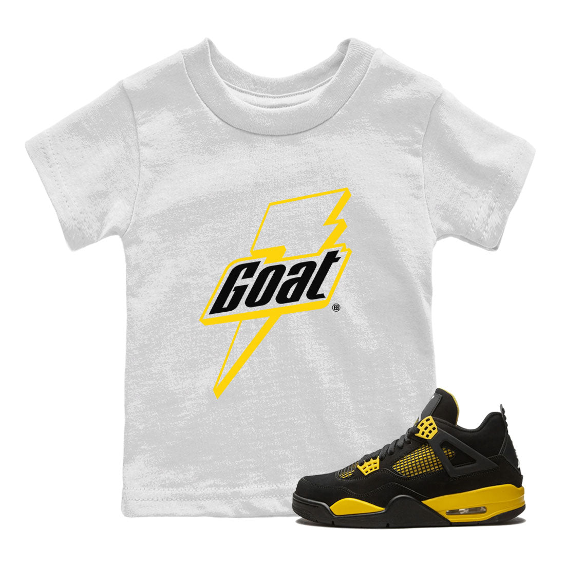 Goat Kids Tops - Air Jordan 4 Thunder