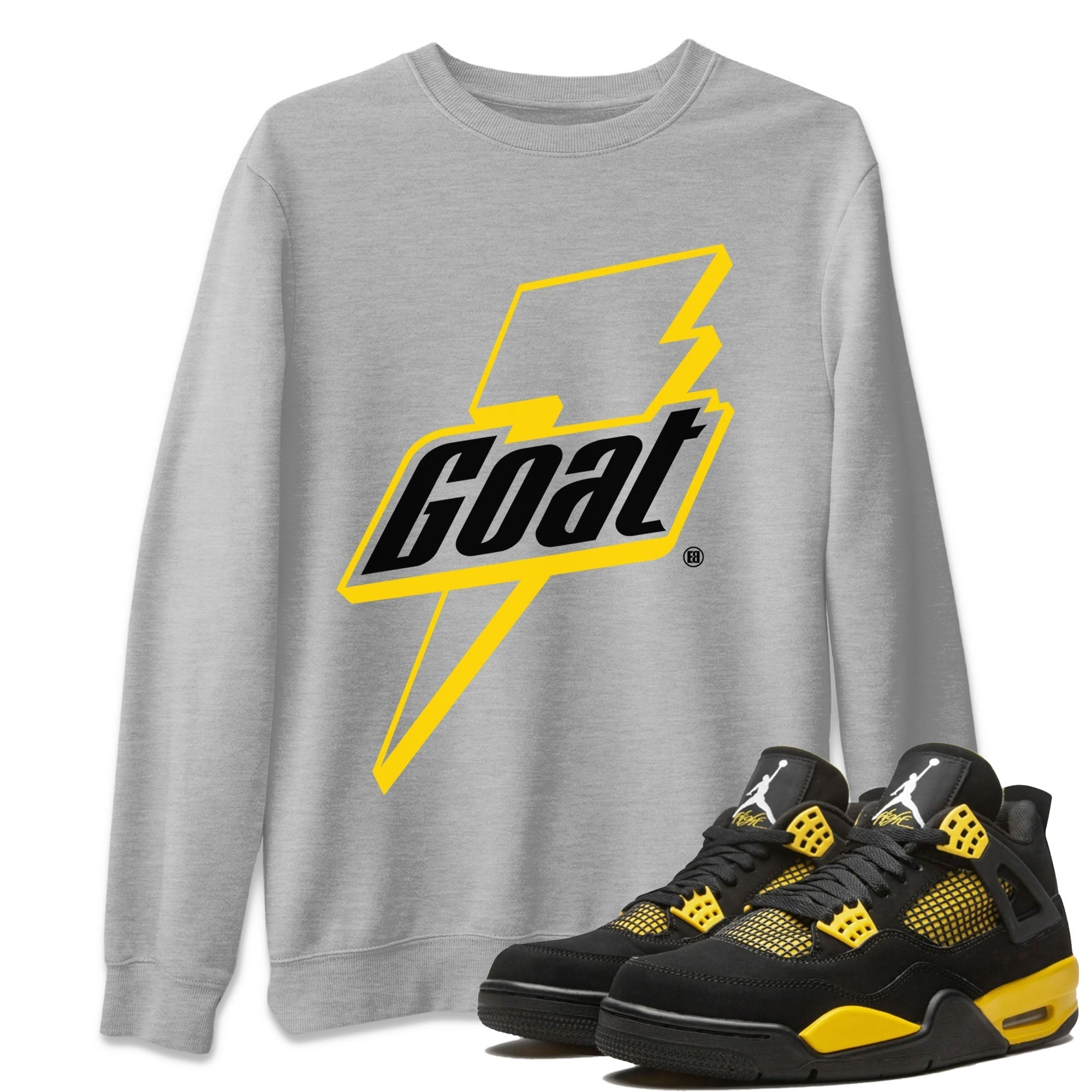 Goat Unisex Tops - Air Jordan 4 Thunder