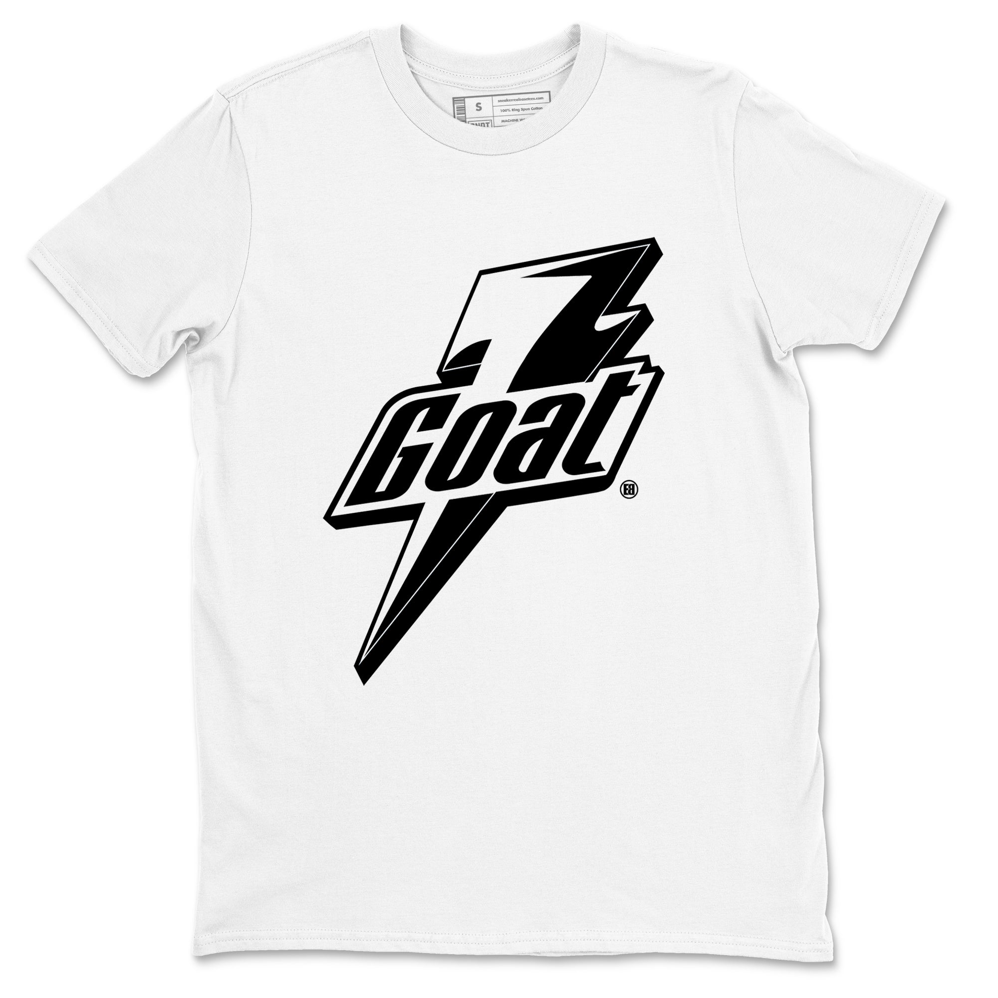 Goat snkmatch Tees - Air Jordan 4 White Thunder