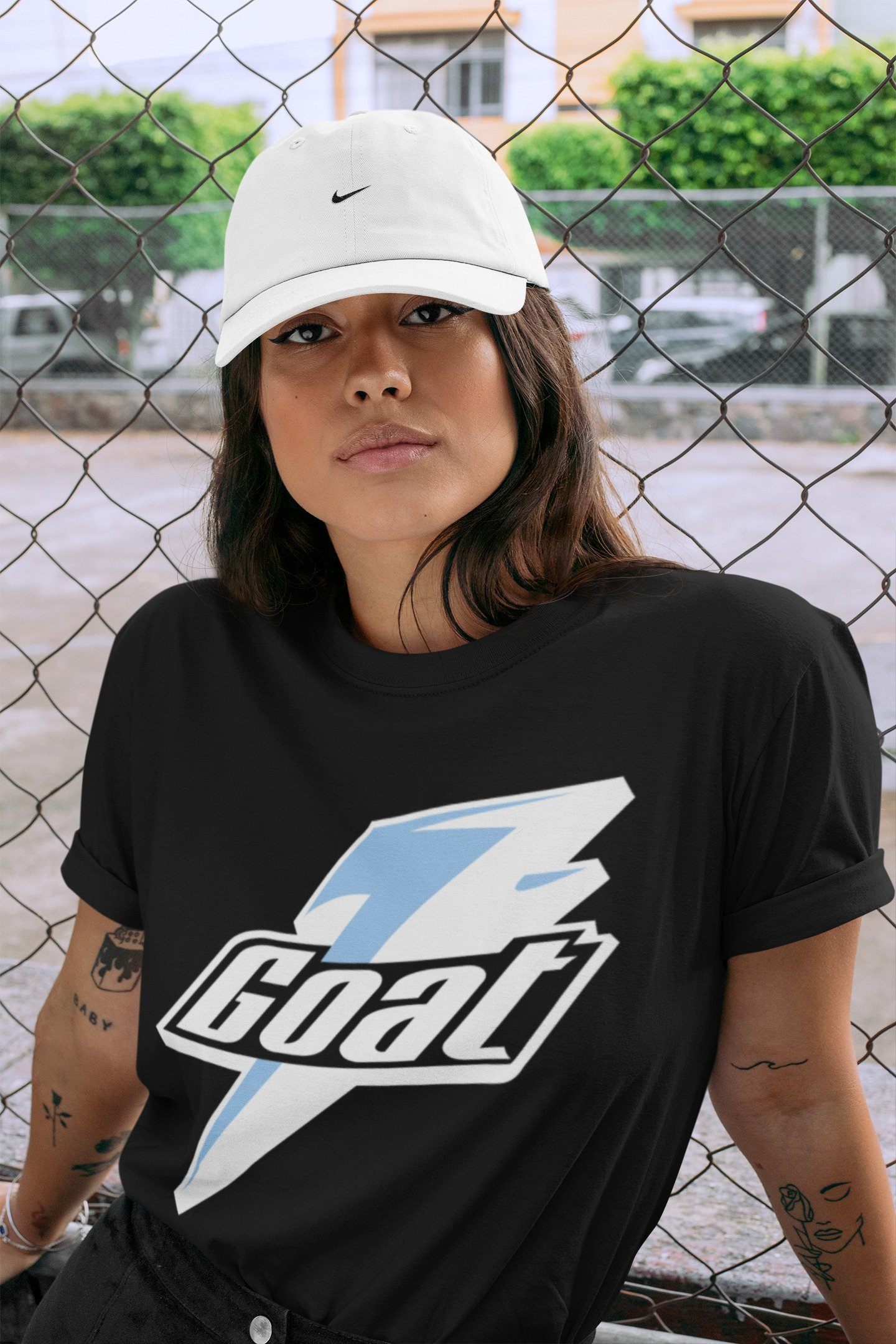 Goat Unisex Tops - Air Jordan 1 University Blue