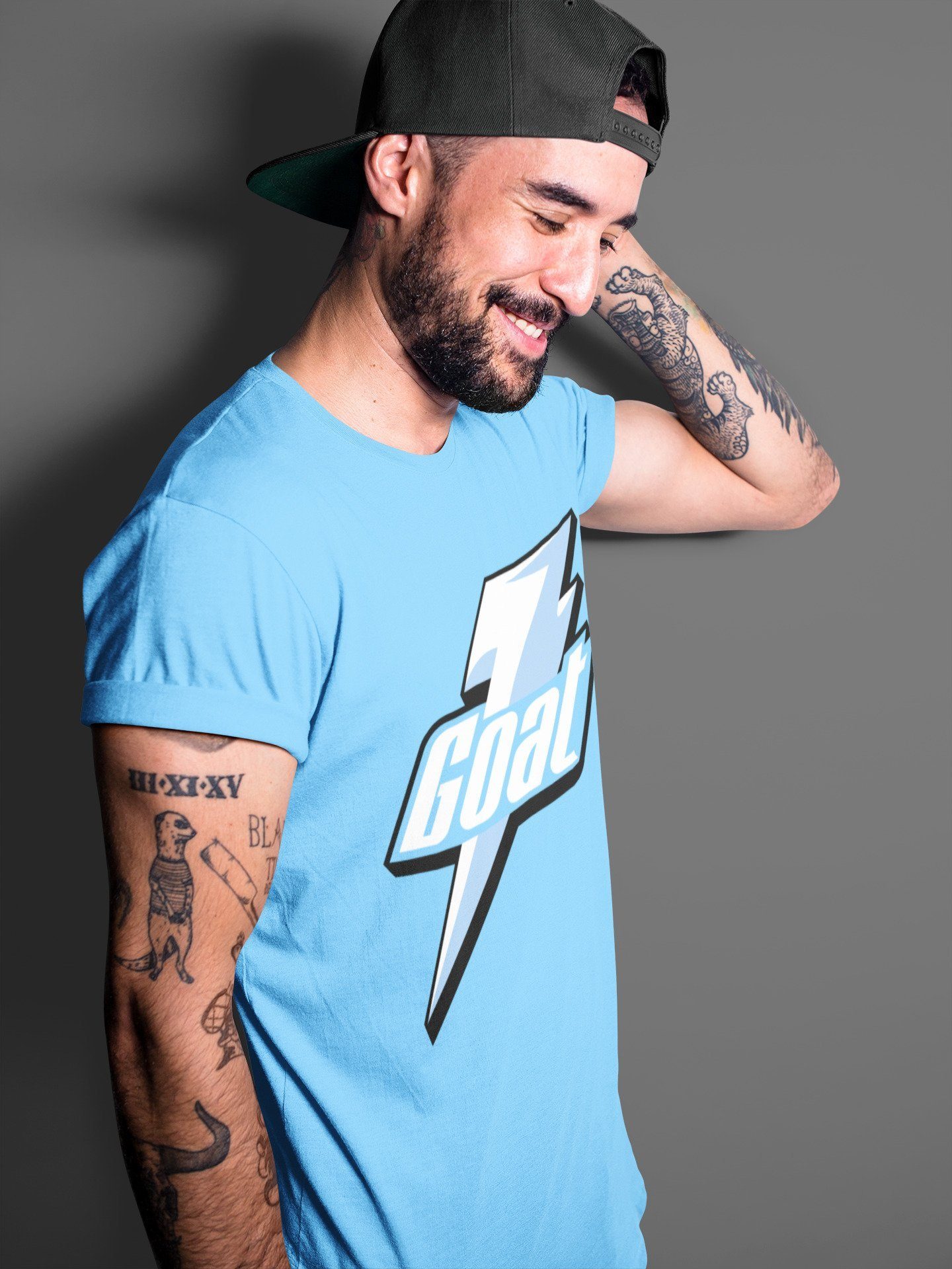 Goat Unisex Tops - Air Jordan 1 University Blue