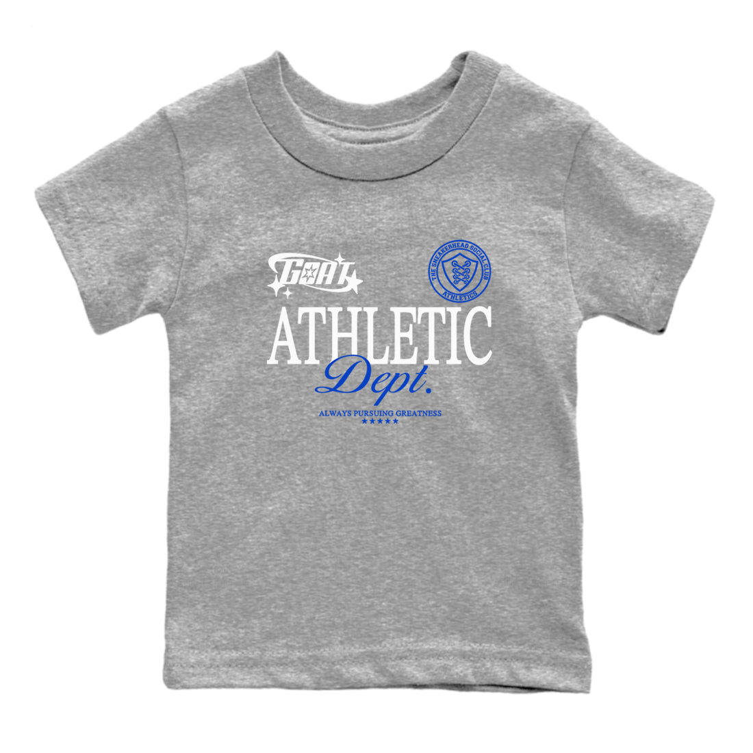 Goat Athletic Dept snkmatch Tees Kids - Air Jordan 12 Blueberry