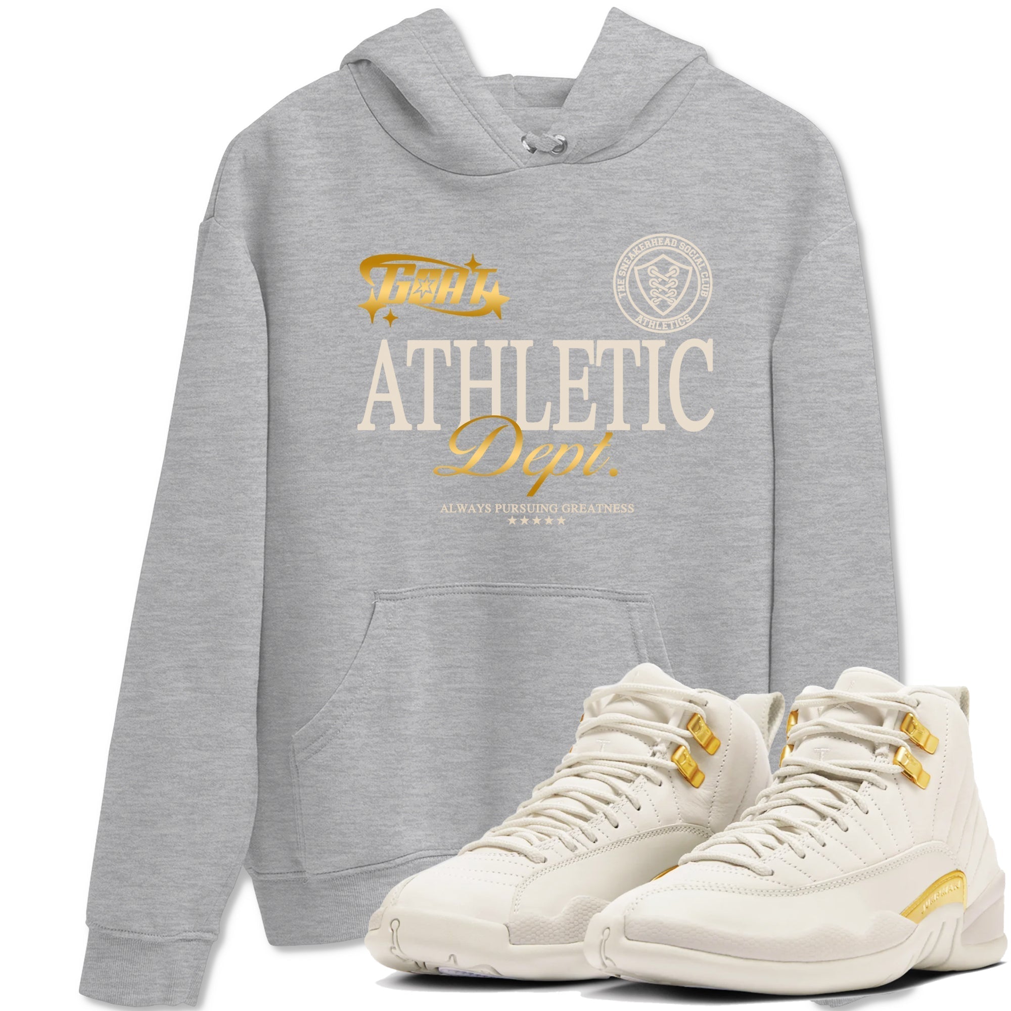 Goat Athletic Dept snkmatch Tees - Air Jordan 12 Phantom