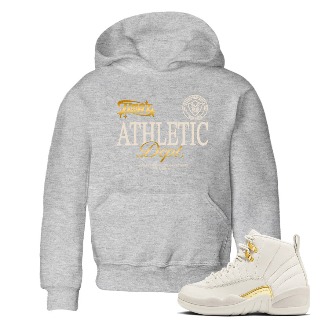 Goat Athletic Dept snkmatch Tees Kids - Air Jordan 12 Phantom