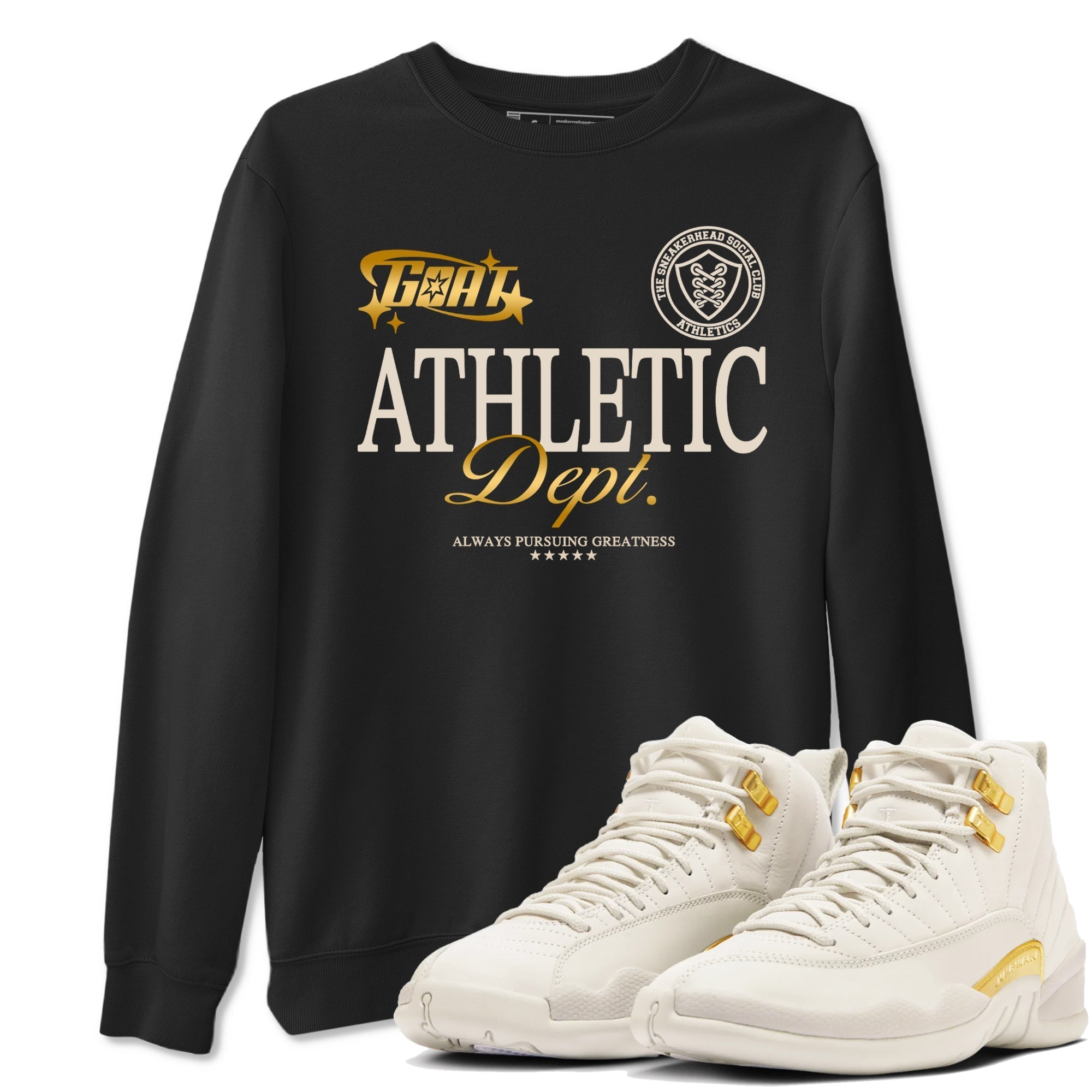 Goat Athletic Dept snkmatch Tees - Air Jordan 12 Phantom