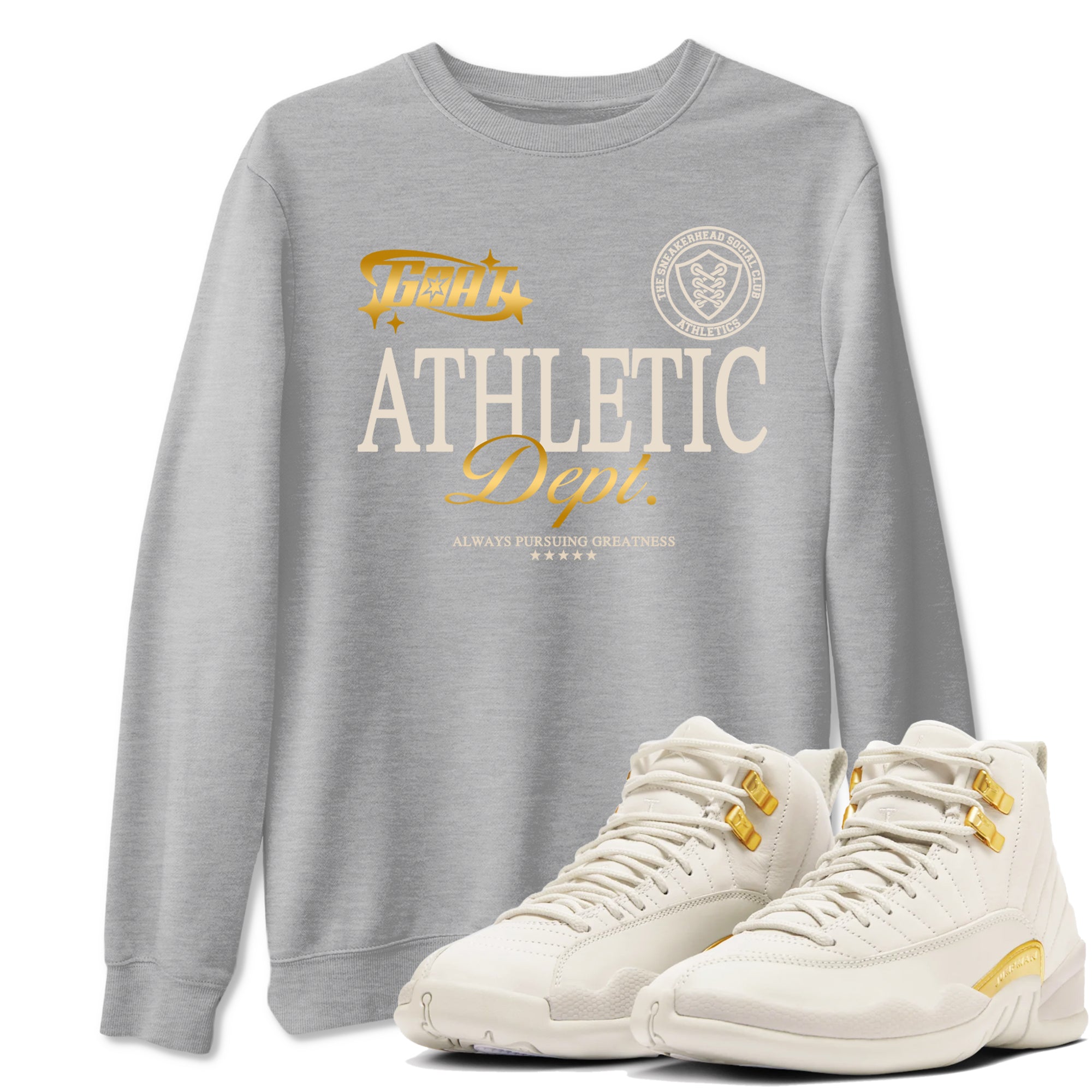 Goat Athletic Dept snkmatch Tees - Air Jordan 12 Phantom
