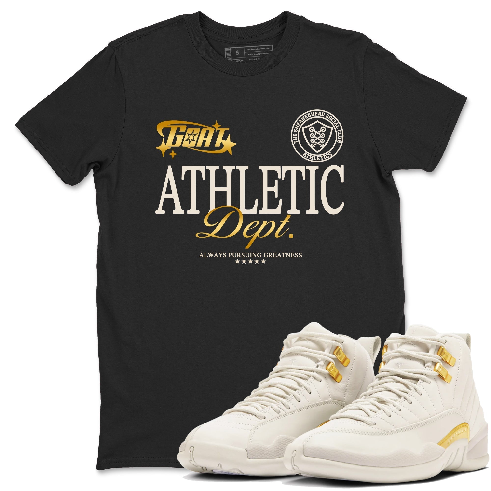 Goat Athletic Dept snkmatch Tees - Air Jordan 12 Phantom