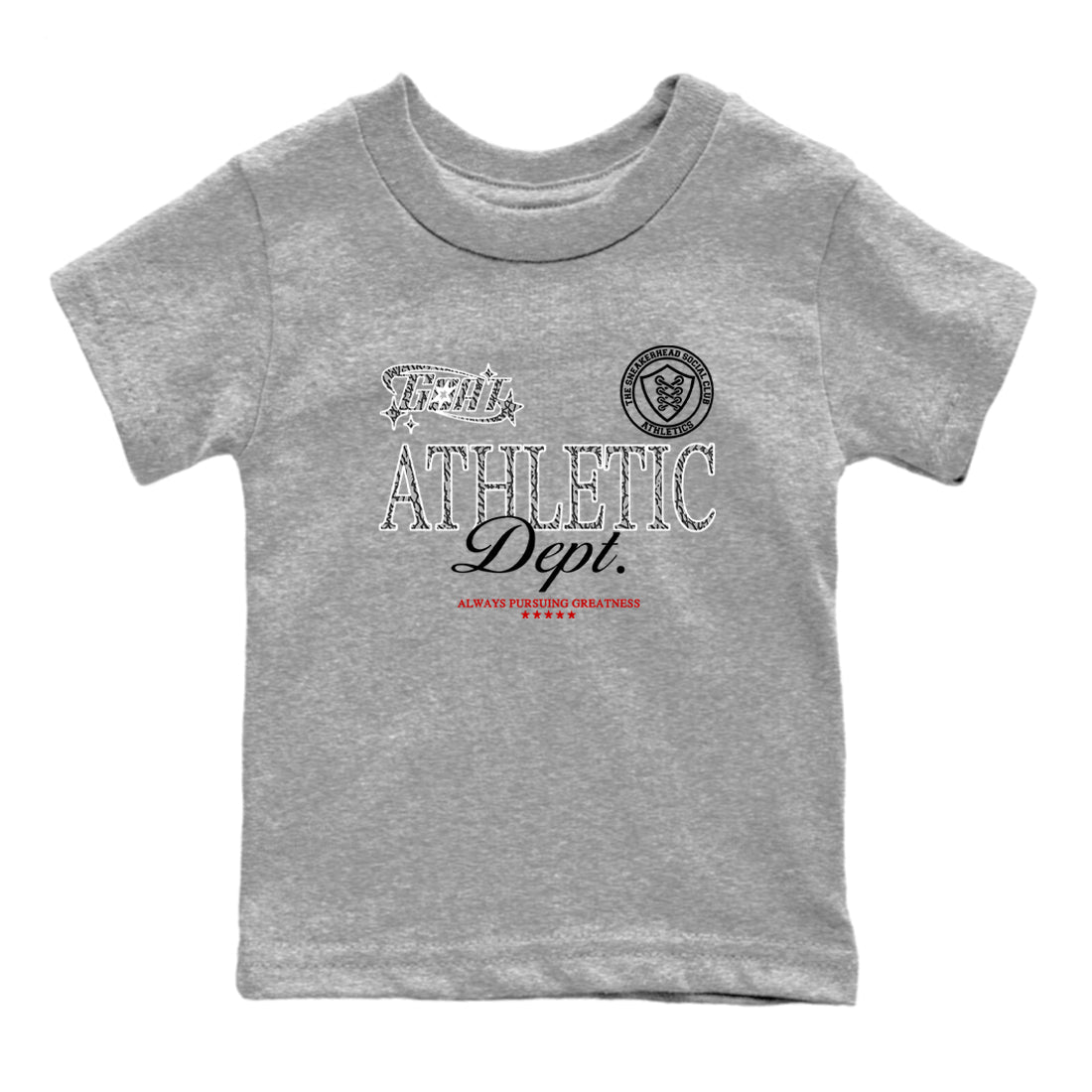 Goat Athletic Dept snkmatch Tees Kids - Air Jordan 3 Cement Grey