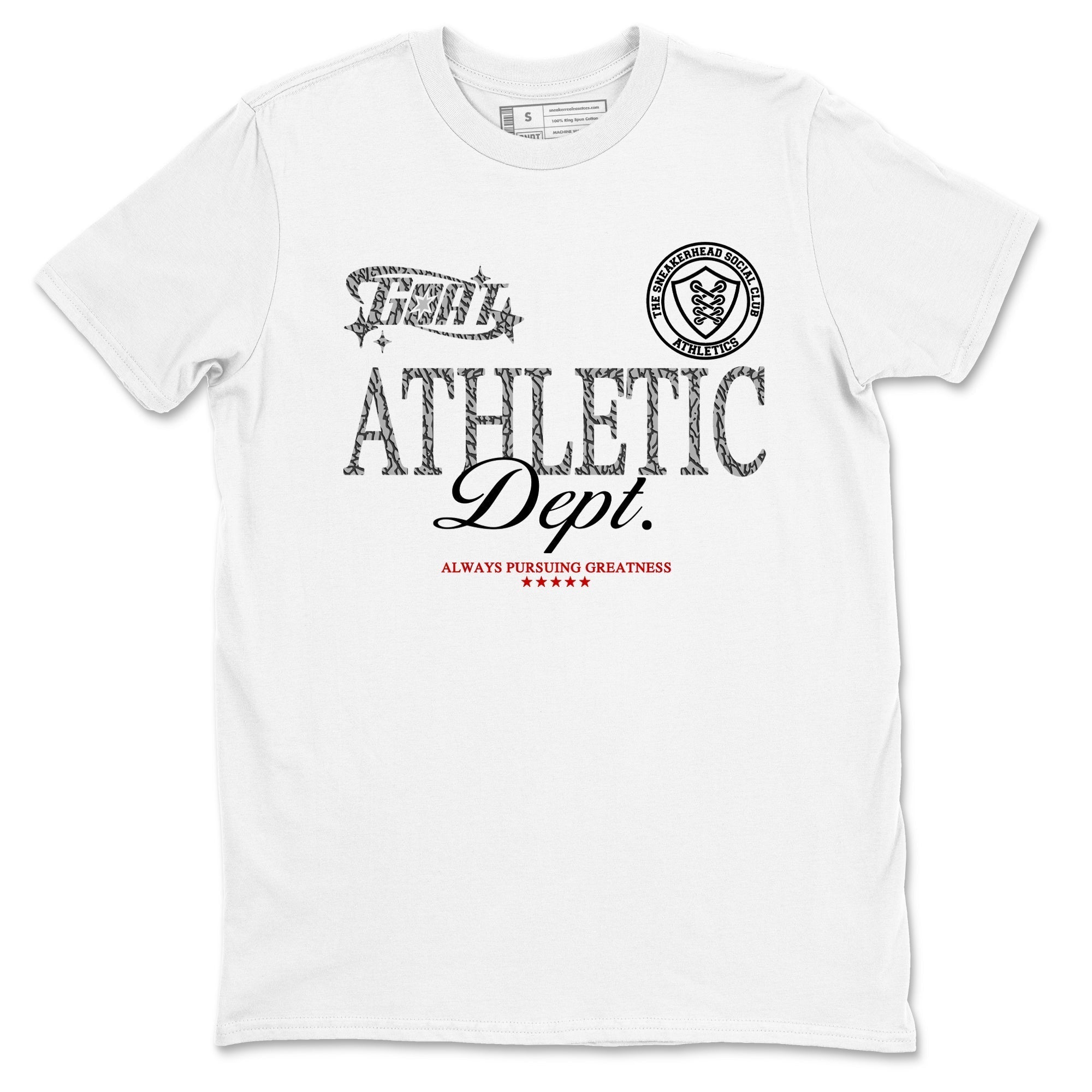 Goat Athletic Dept snkmatch Tees - Air Jordan 3 Cement Grey