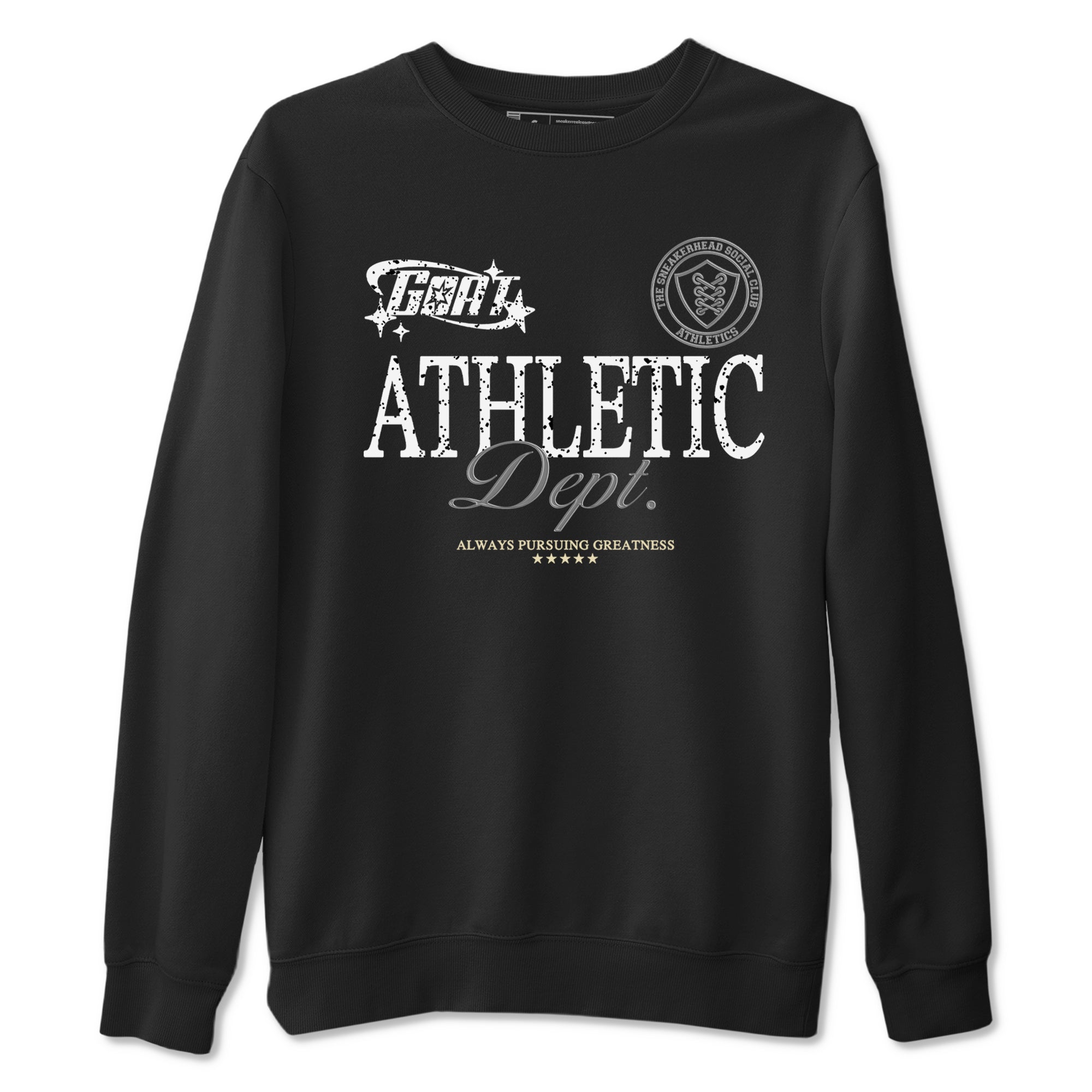 Goat Athletic Dept snkmatch Tees - Air Jordan 5 White Black