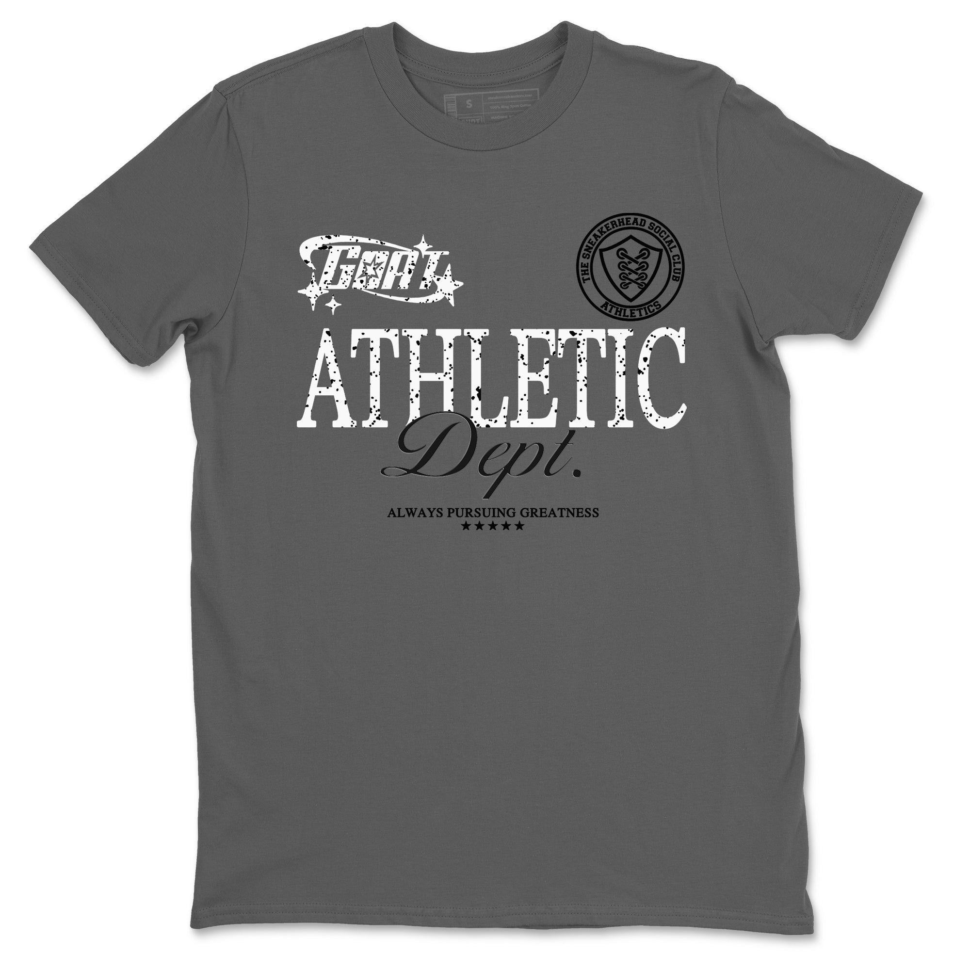 Goat Athletic Dept snkmatch Tees - Air Jordan 5 White Black
