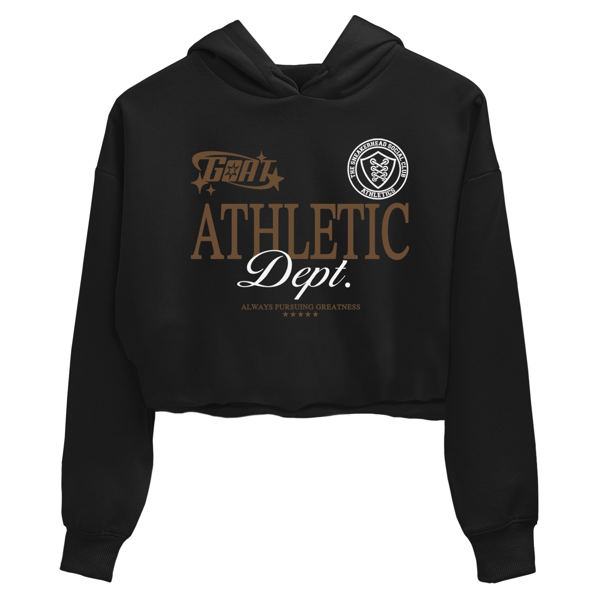 Goat Athletic Dept snkmatch Women's Top - Jordan Jumpman Jack Travis Scott Dark Mocha