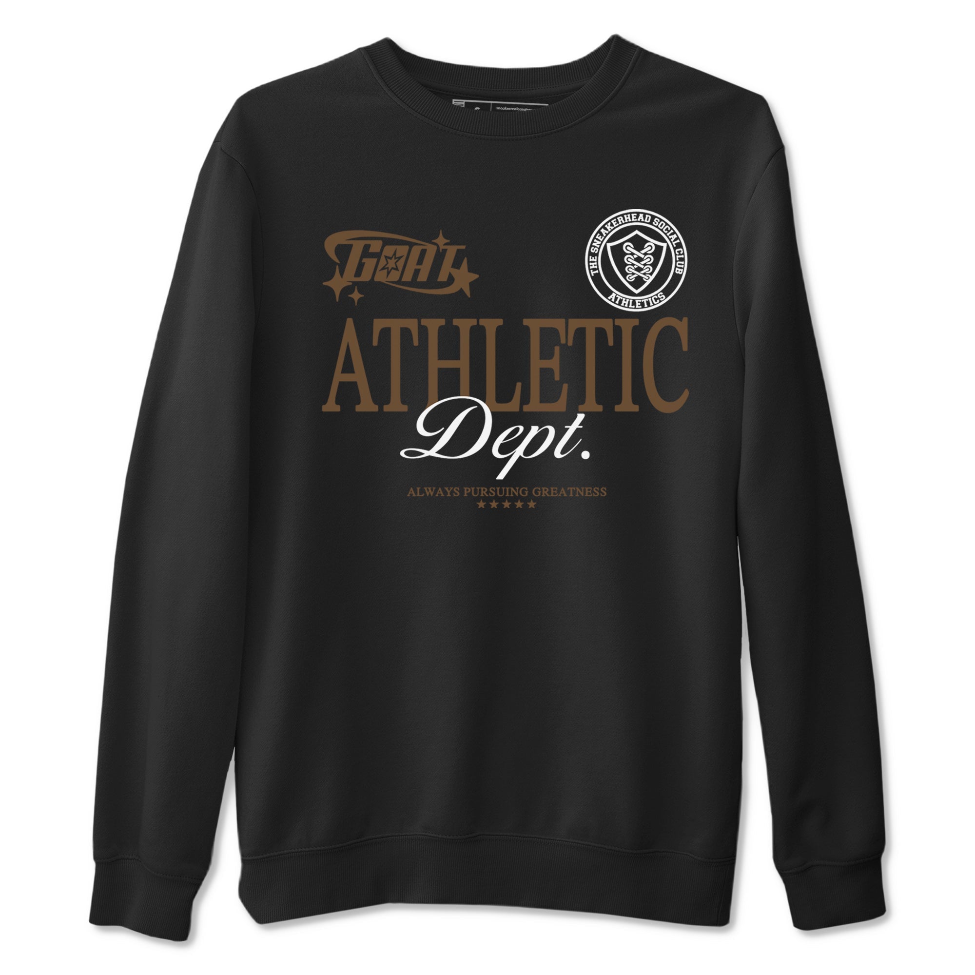 Goat Athletic Dept snkmatch Tees - Jordan Jumpman Jack Travis Scott Dark Mocha
