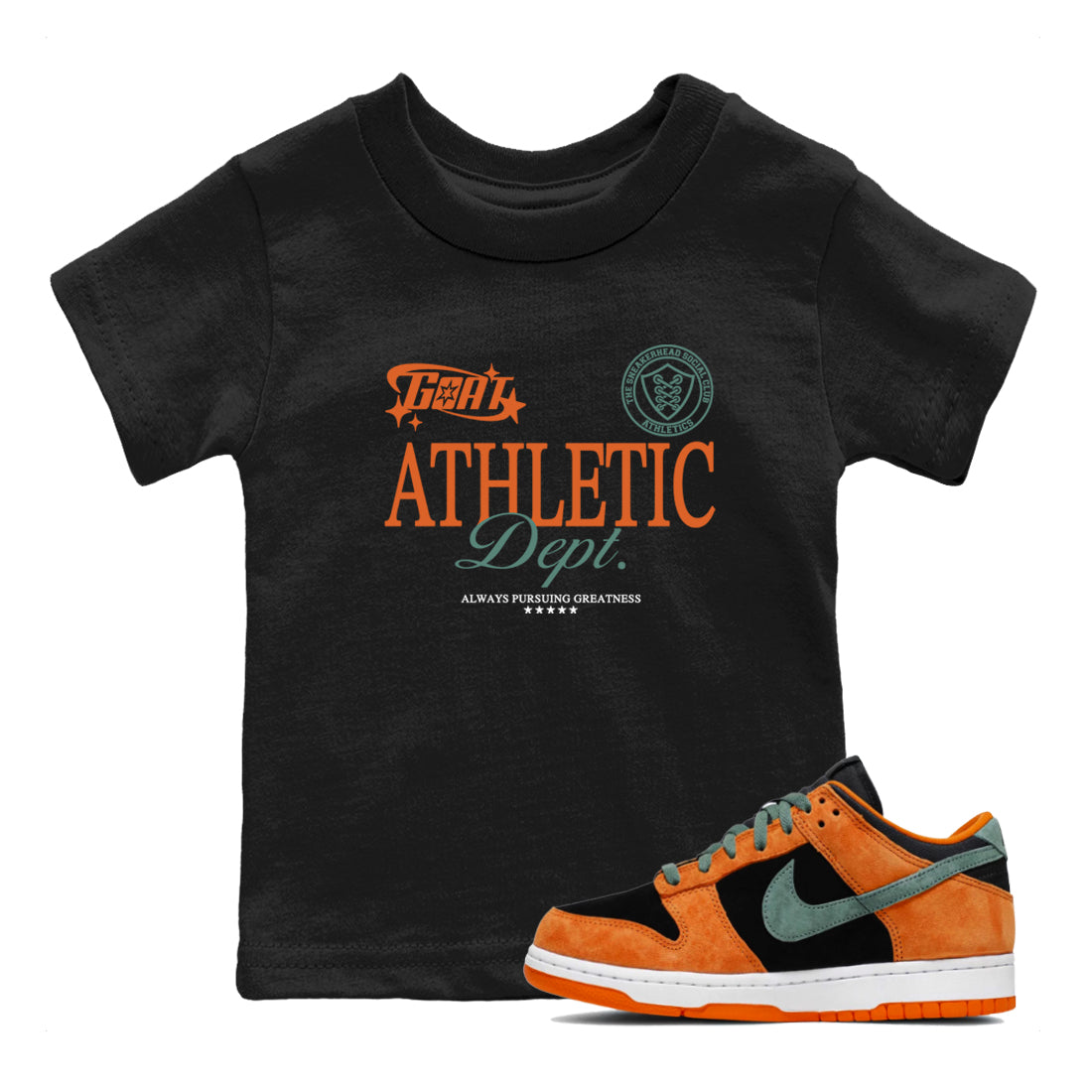 Goat Athletic Dept snkmatch Tees Kids - Dunk Ceramic